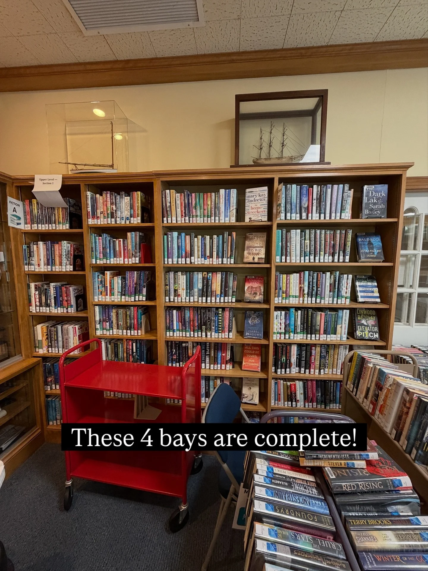 Update on fiction integration project: Day 2!

Thanks for your patience yesterday while we started our fiction integration project. As a reminder, we are aiming to make finding your favorite fiction authors easier by combining mystery, sci fi, short 