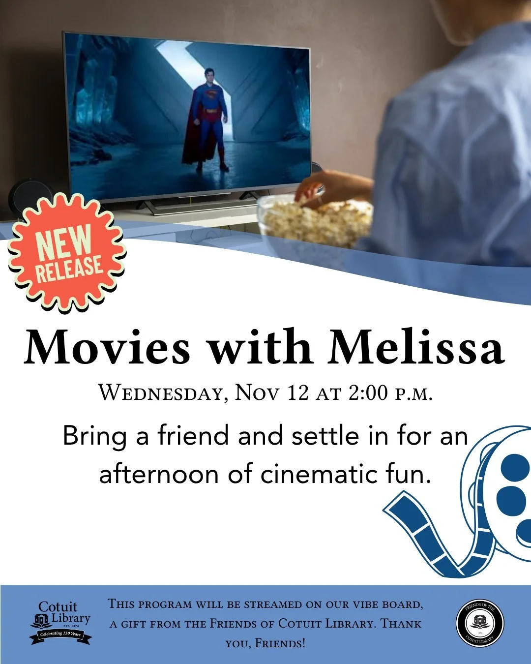 A new hero takes flight on the big screen.

Join us for our Movies with Melissa series featuring the latest reimagining from director James Gunn &mdash; an action-packed, heartfelt story about hope, courage, and the belief in the goodness of humankin
