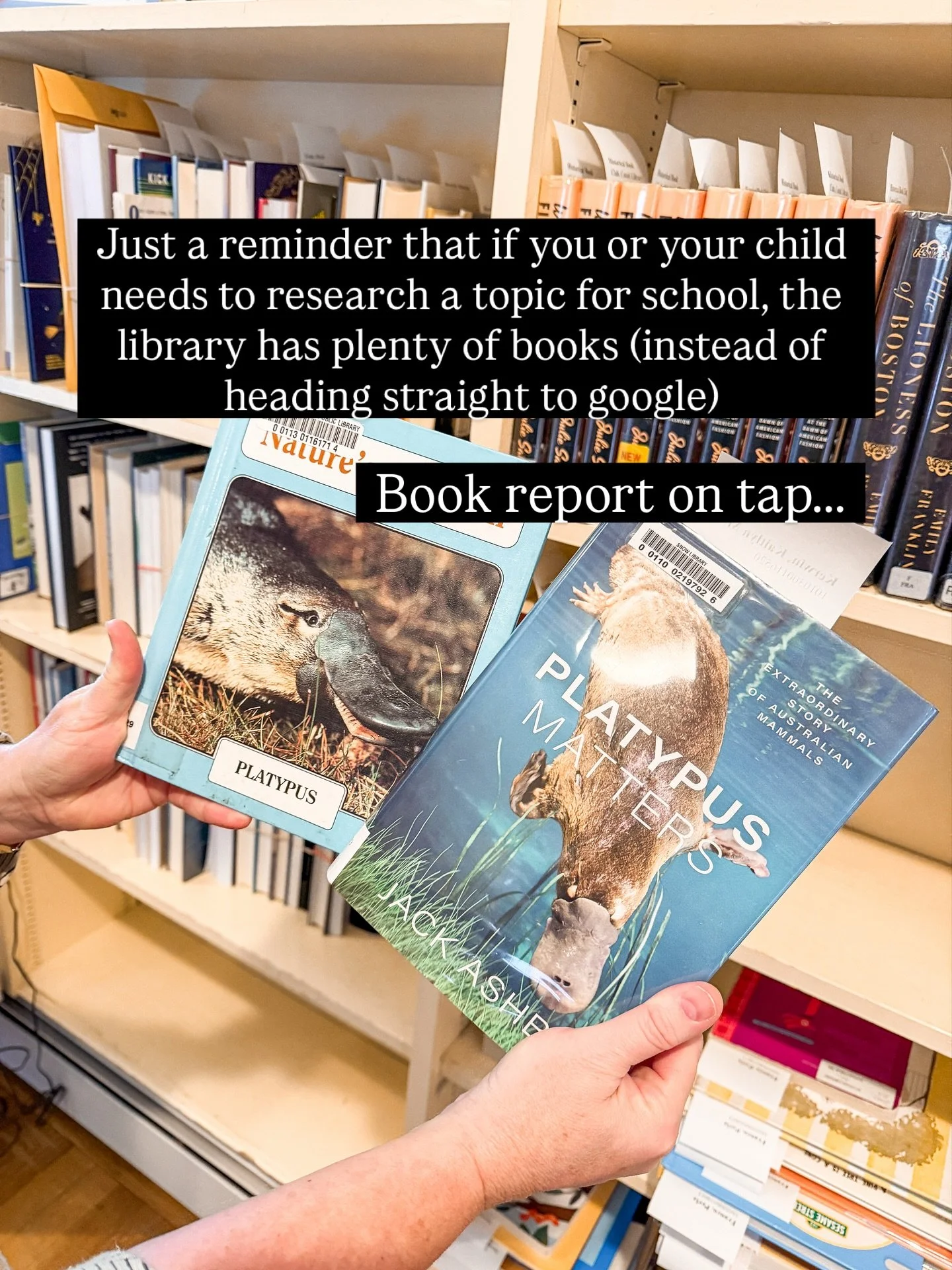 Don&rsquo;t forget&hellip;

While learning to navigate the internet,  misinformation, and disinformation is valuable, so is learning how to conduct research from books.

We can help you find or reserve books on any topic for your next assignment, lik