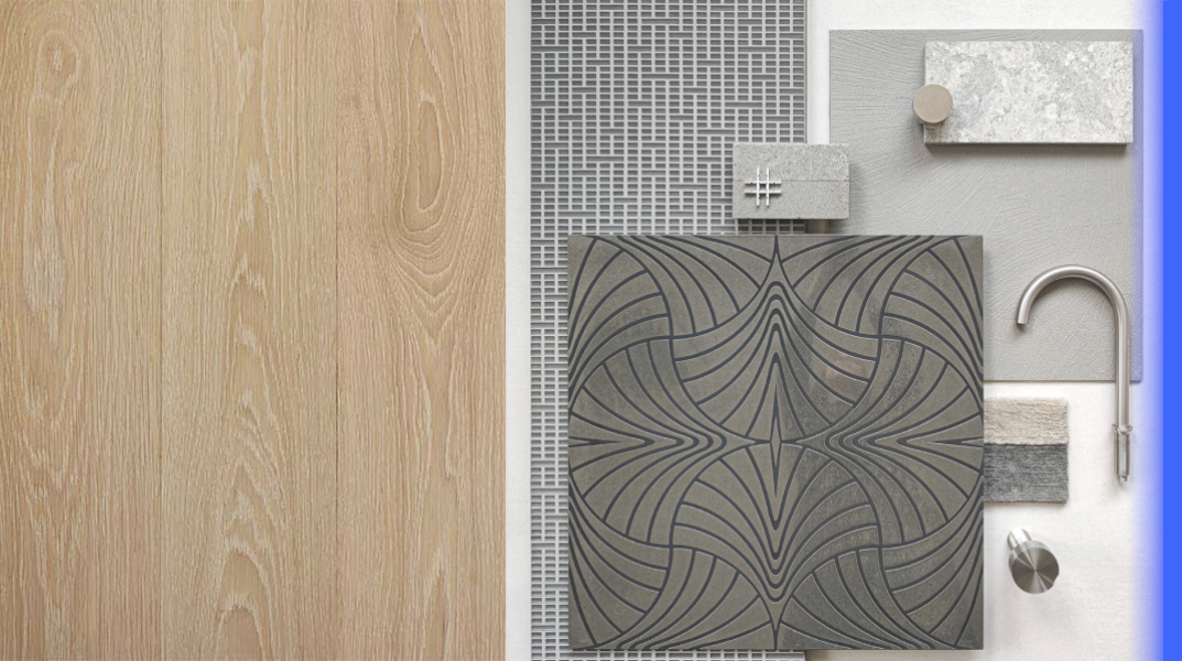 Initial material moodboard