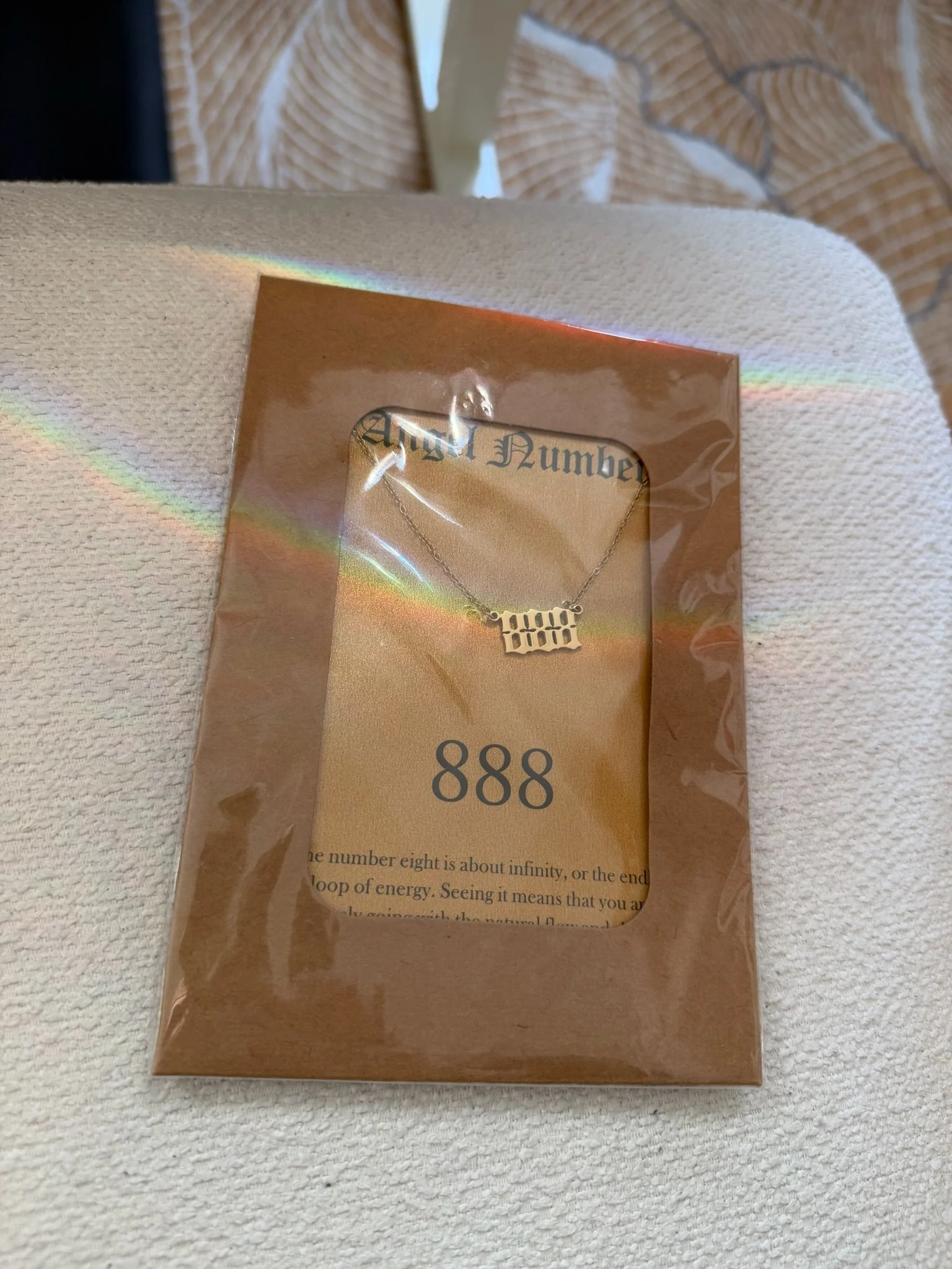 Angel Number Necklaces 888
