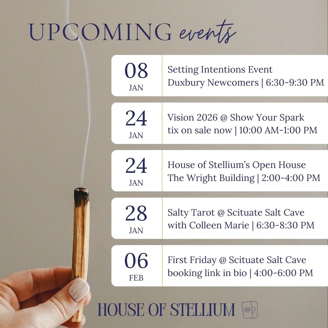 SEE YOU SOON?! Office hours are up!

To learn more about the Vision 2026 event with my friends @lindsayhite and @herantenna @show.your.spark and the Salty Tarot event with my friend @colleenmariehealing at the @scituatesaltcave &mdash; click the link