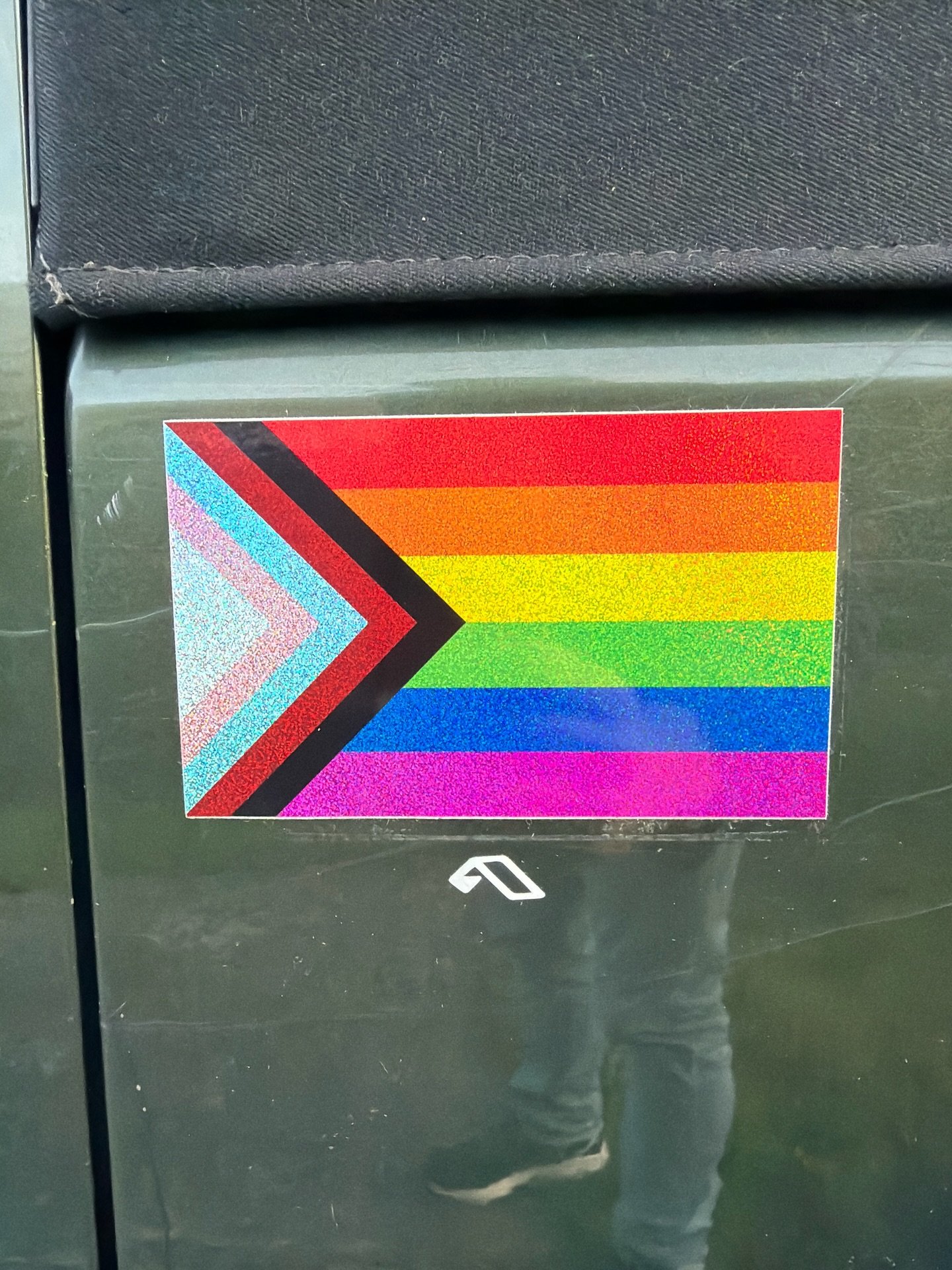 Someone decided they needed the sparkly Progress Pride sticker that&rsquo;s been on my jeep for years. 

And, honestly? I can&rsquo;t blame them. @danielquasar does great work!

But it&rsquo;s not like I don&rsquo;t have a STOCKPILE to, not only repl