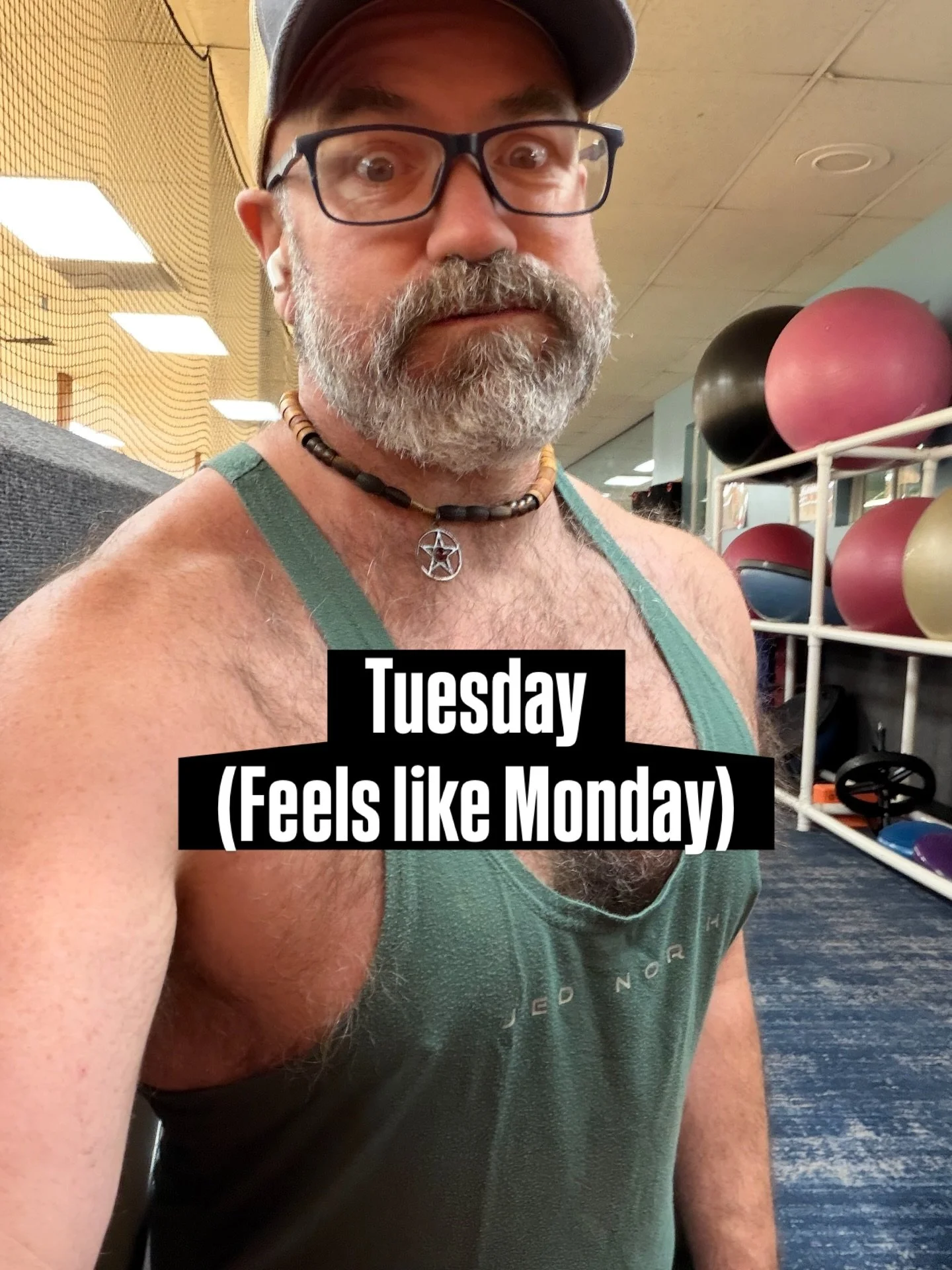 That was a DEEPLY restful weekend. I spent Saturday &amp; Sunday pulling weeds and relaxing. Monday saw me take up temporary residence with a lovely old friend, Charlie 🐾

Today&rsquo;s sesh at the gym was MARVELOUS. All that rest? It fully reset my