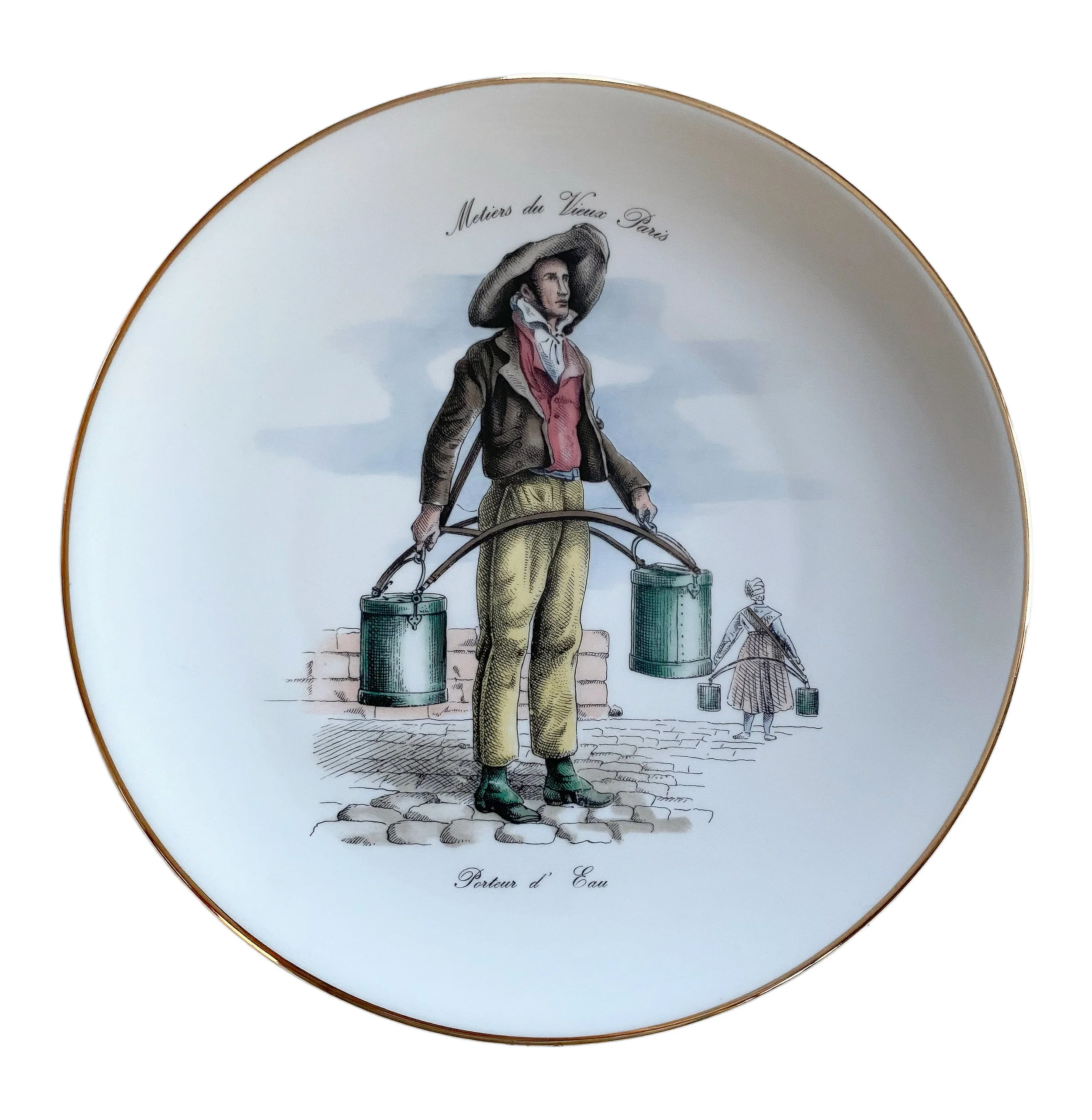 water carrier plate - paris