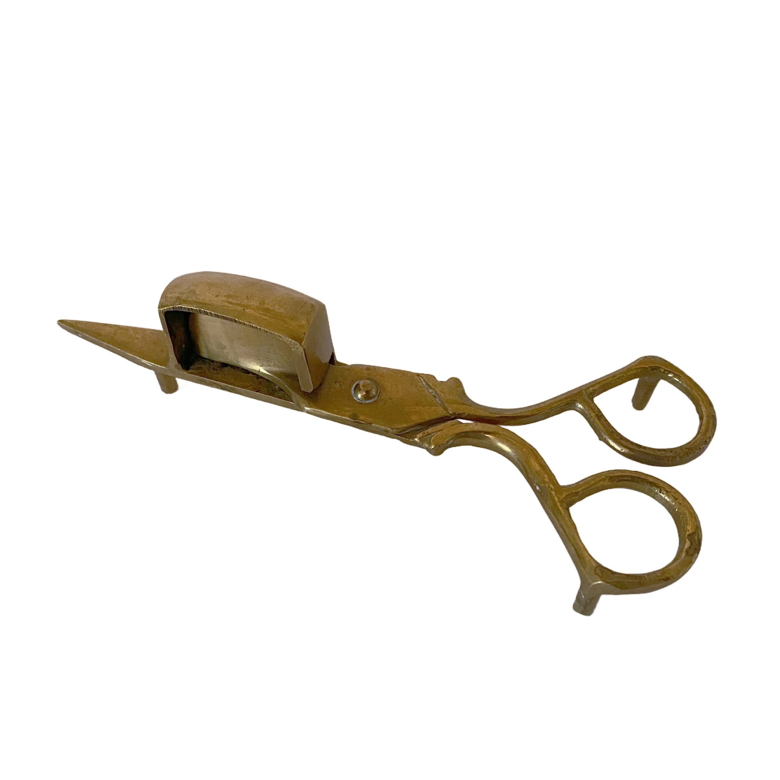 vintage brass candle snuffer