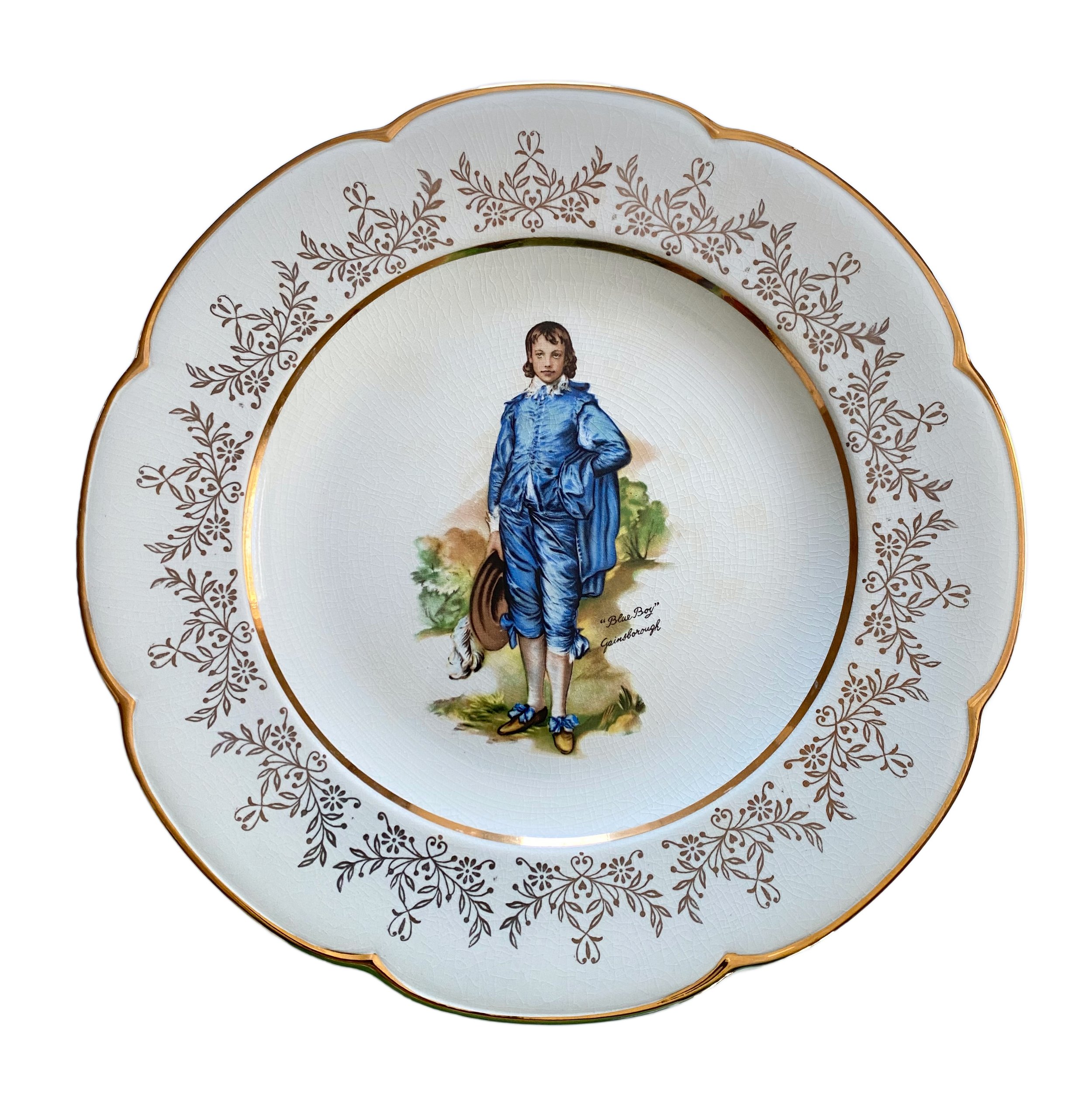 blue boy plate
