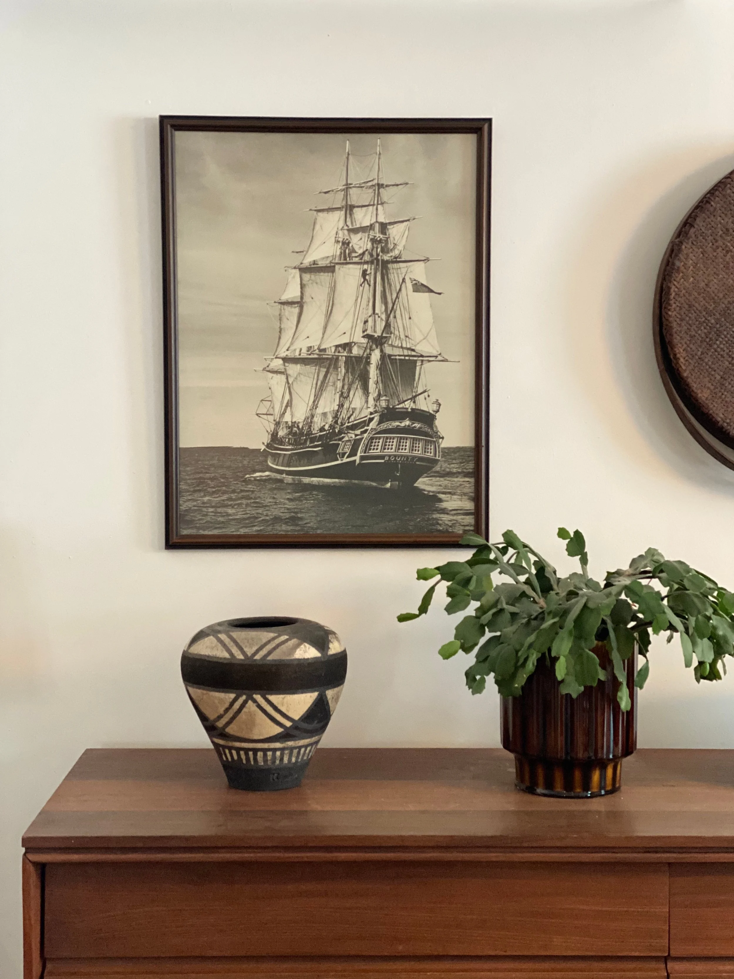 the h.m.s. bounty, framed print