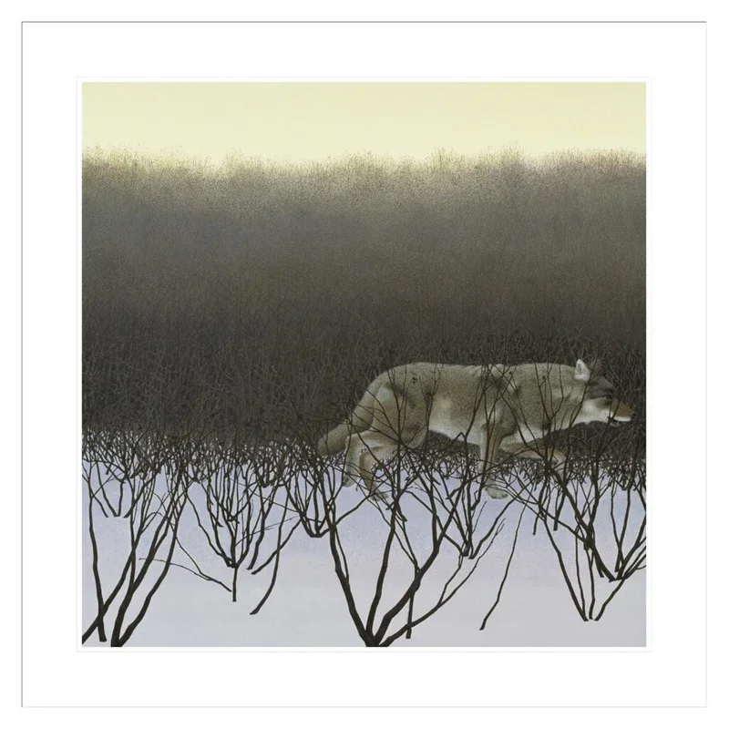Coyote+and+Alders+by+Alex+Colville+-Framed+Giclee+Print.webp