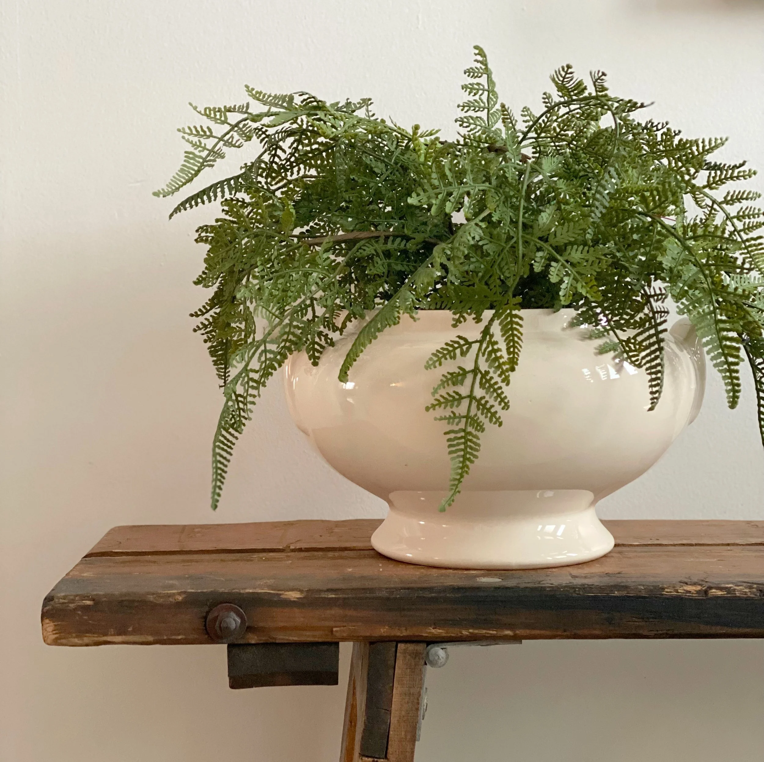 vintage serving bowl with lid