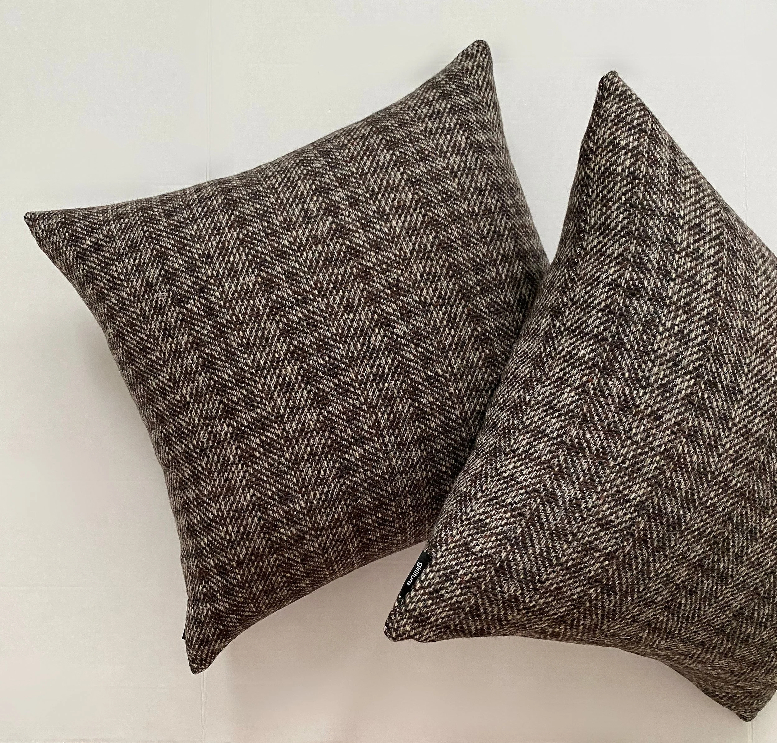 Brown Woven Pillow Cover 20