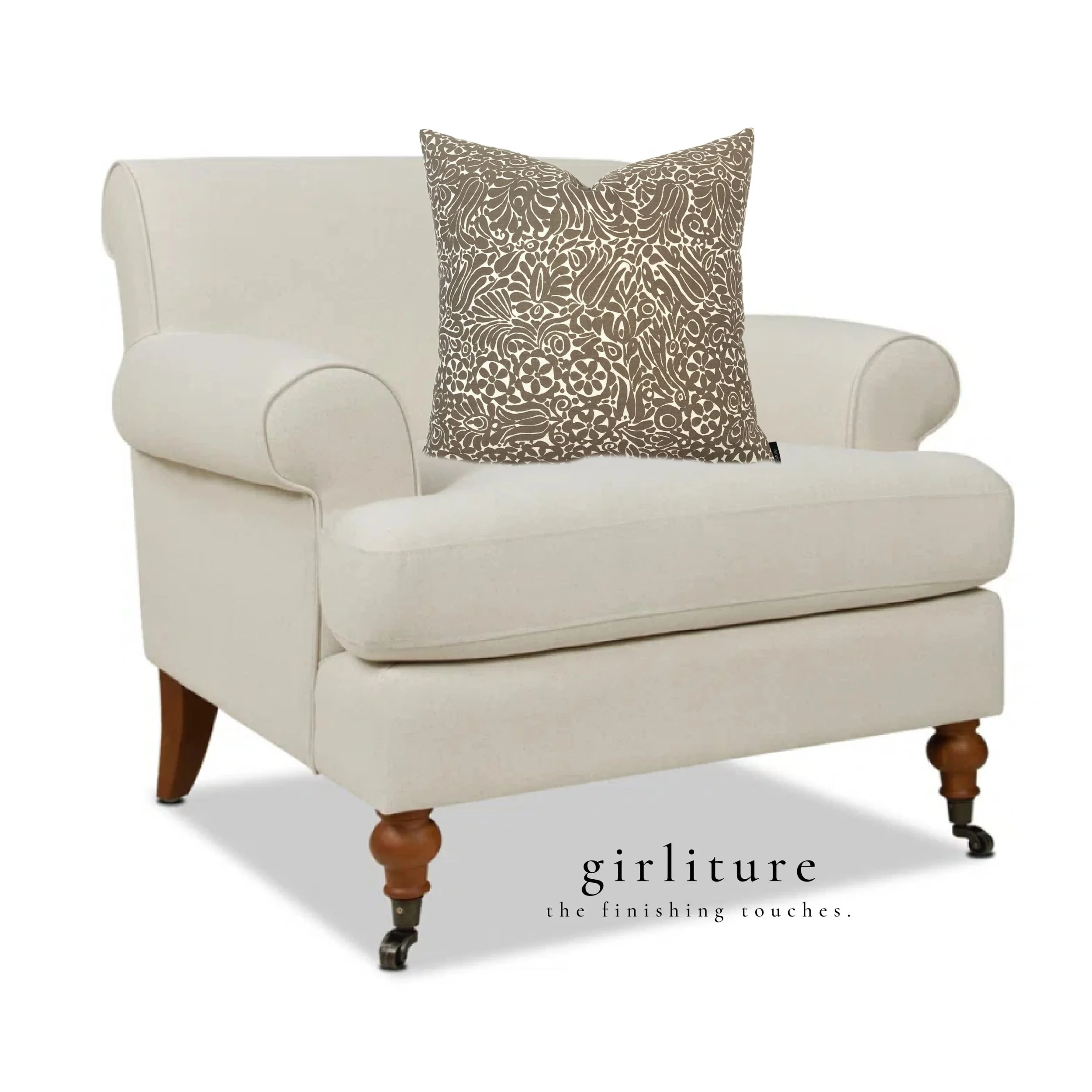 Patterned Pillow Cover 20"