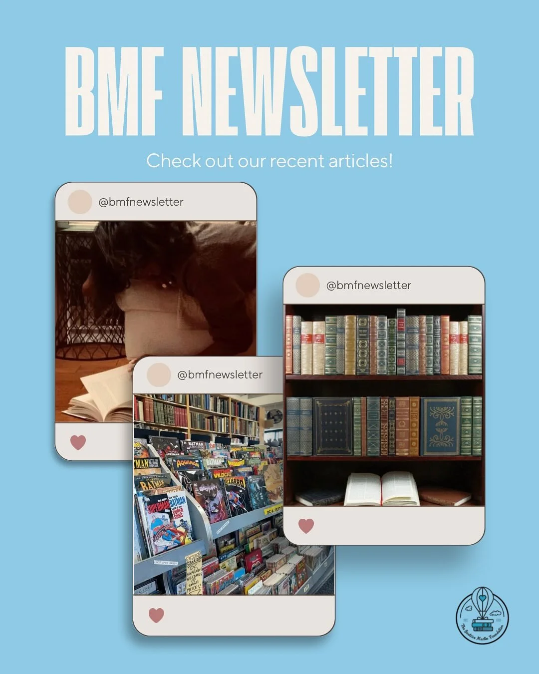 The BMF Newsletter has so many articles that relate to youth literacy and more. Be sure to check them out on our website!

#beatricemartinfoundation #youthliteracy #bmfnewsletter #reading