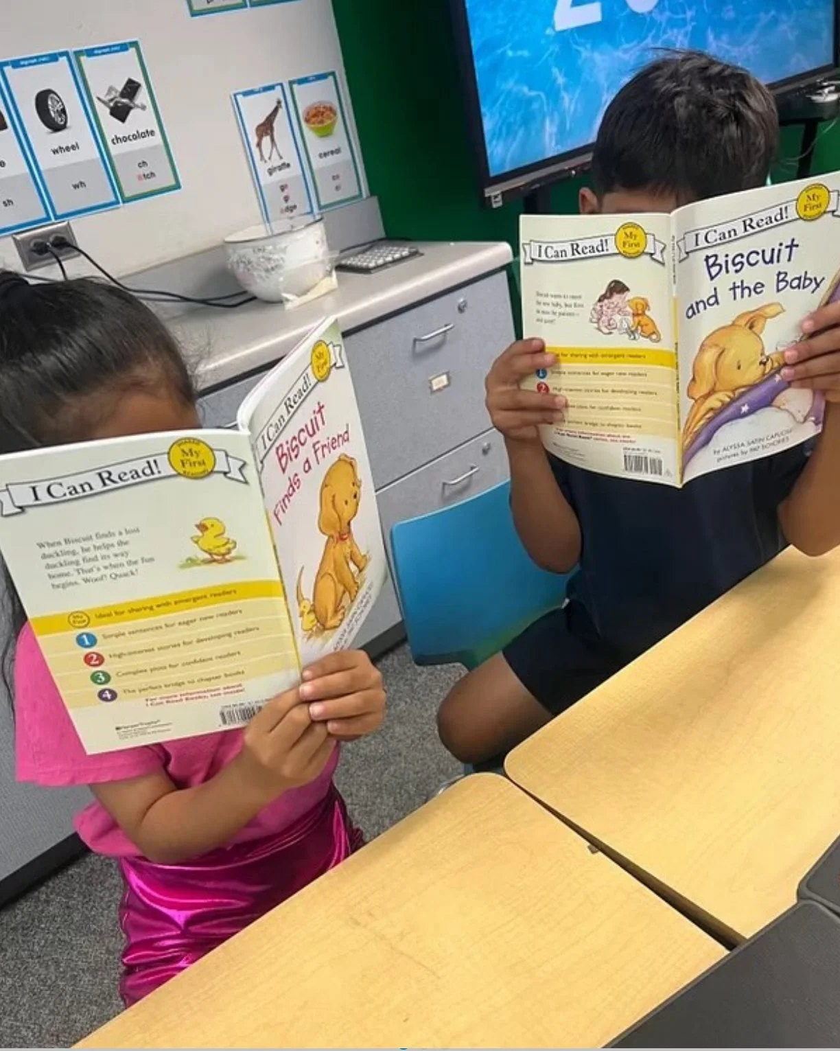 Fully funded two classrooms in California to supply books to their classroom