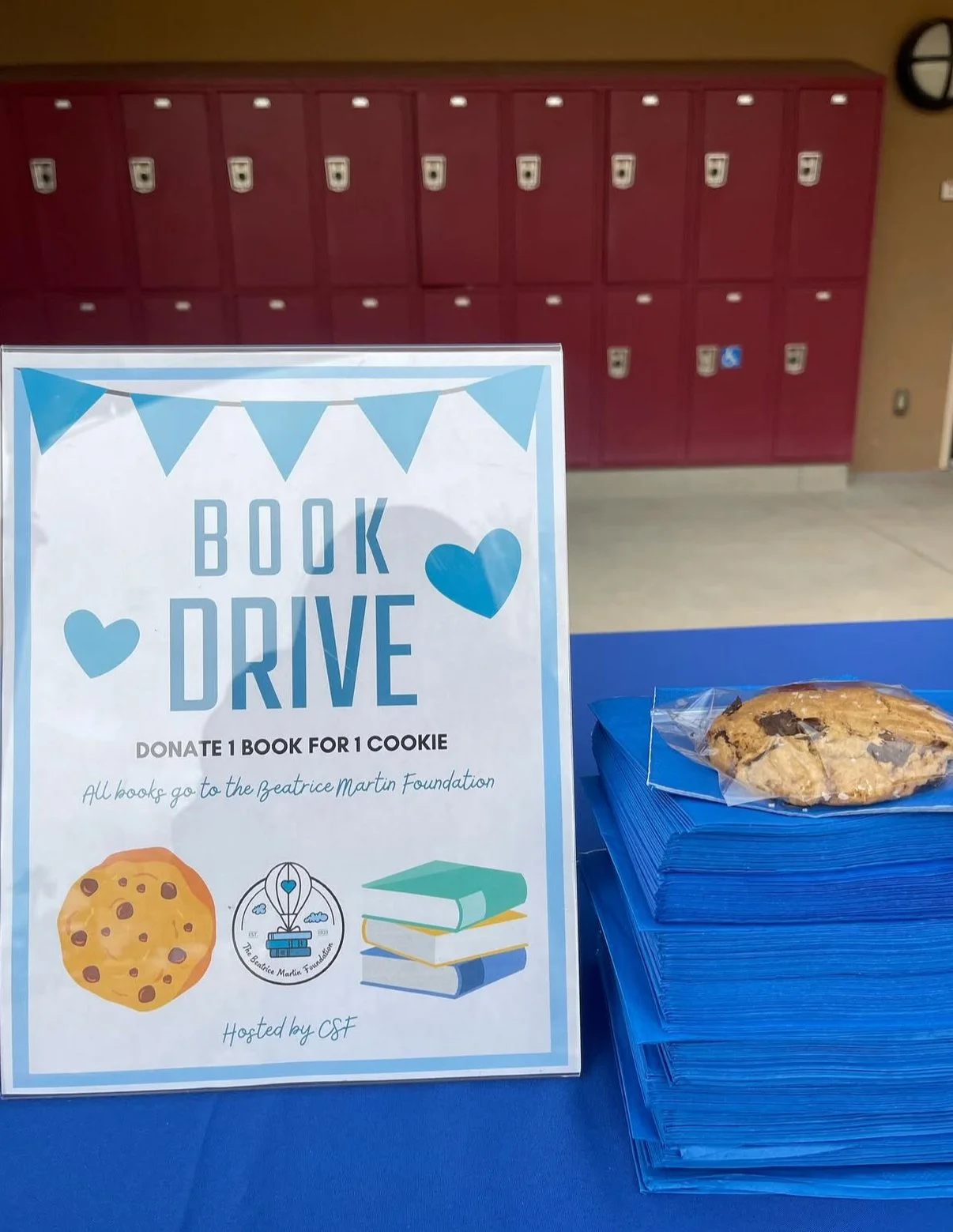 Cookie for a Book Book Drive
