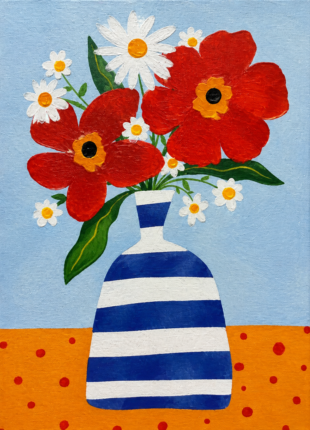 Vase of flowers