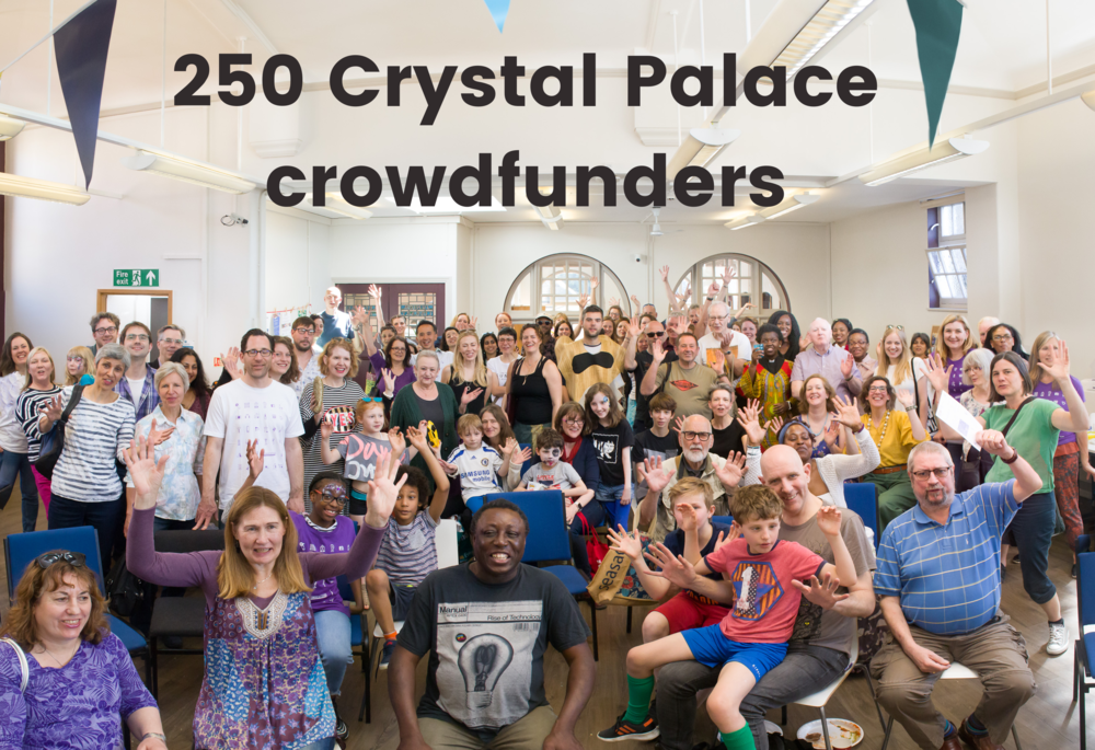 Group photograph of crowdfunders