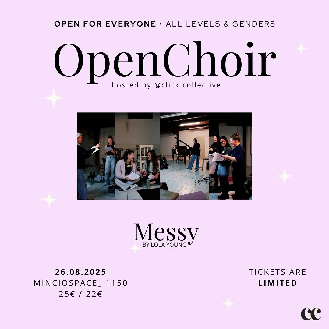 Wohl kaum ein Song ging 2024/25 so viral wie dieser &amp; tr&auml;gt so eine wichtige Message mit sich. Genau deswegen singen wir ihn als n&auml;chstes - MESSY von der unglaublichen Lola Young ❤️&zwj;🩹
dieser chor ist offen f&uuml;r ALLE, egal wie e