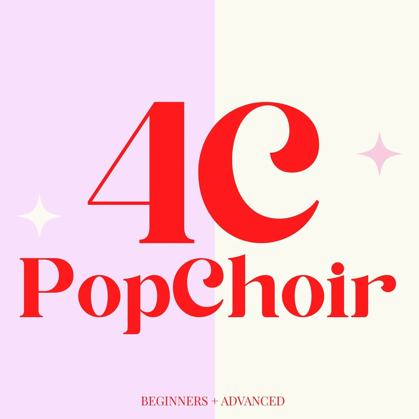 ✨ NEWS ✨Die Vision des 4C PopChoirs: Zwei Ch&ouml;re, die ihren Levels entsprechend getrennt voneinander proben, aber die selbe Vision verfolgen: eine gro&szlig;e Community &amp; ein sicherer Hafen f&uuml;r singbegeisterte Menschen - Beginners &amp; 