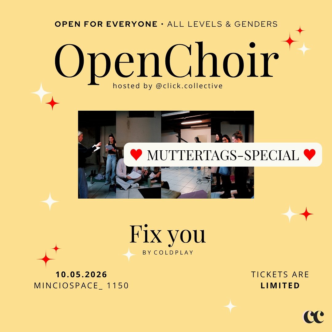 &bdquo;HAT WER EINE IDEE F&Uuml;R DEN MUTTERTAG?&ldquo; - Ja, WIR ❣️ Am 10.05. - direkt am Muttertag - veranstalten wir ein OpenChoir Muttertags-Special. Die sch&ouml;nsten Geschenke sind bekanntlich Zeit &amp; Selbstgemachtes. All das klingt doch ga