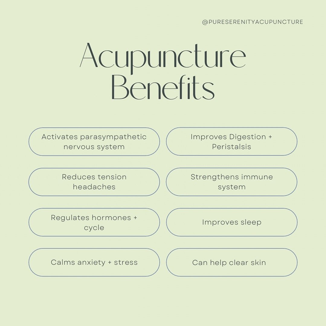 In case you need any more convincing that Acupuncture is an amazing medicine!

Let&rsquo;s get you feeling 100% 🤍 interested in acupuncture but have questions? Book a free 15 minute consultation with me to see how acupuncture can help with your cond