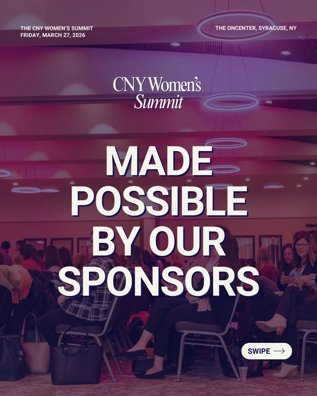 🌟 So many incredible businesses across Central New York and beyond have come together to bring the 2026 CNY Women&rsquo;s Summit to life.

We&rsquo;re incredibly grateful for their support in helping us inspire, connect, and celebrate women across o