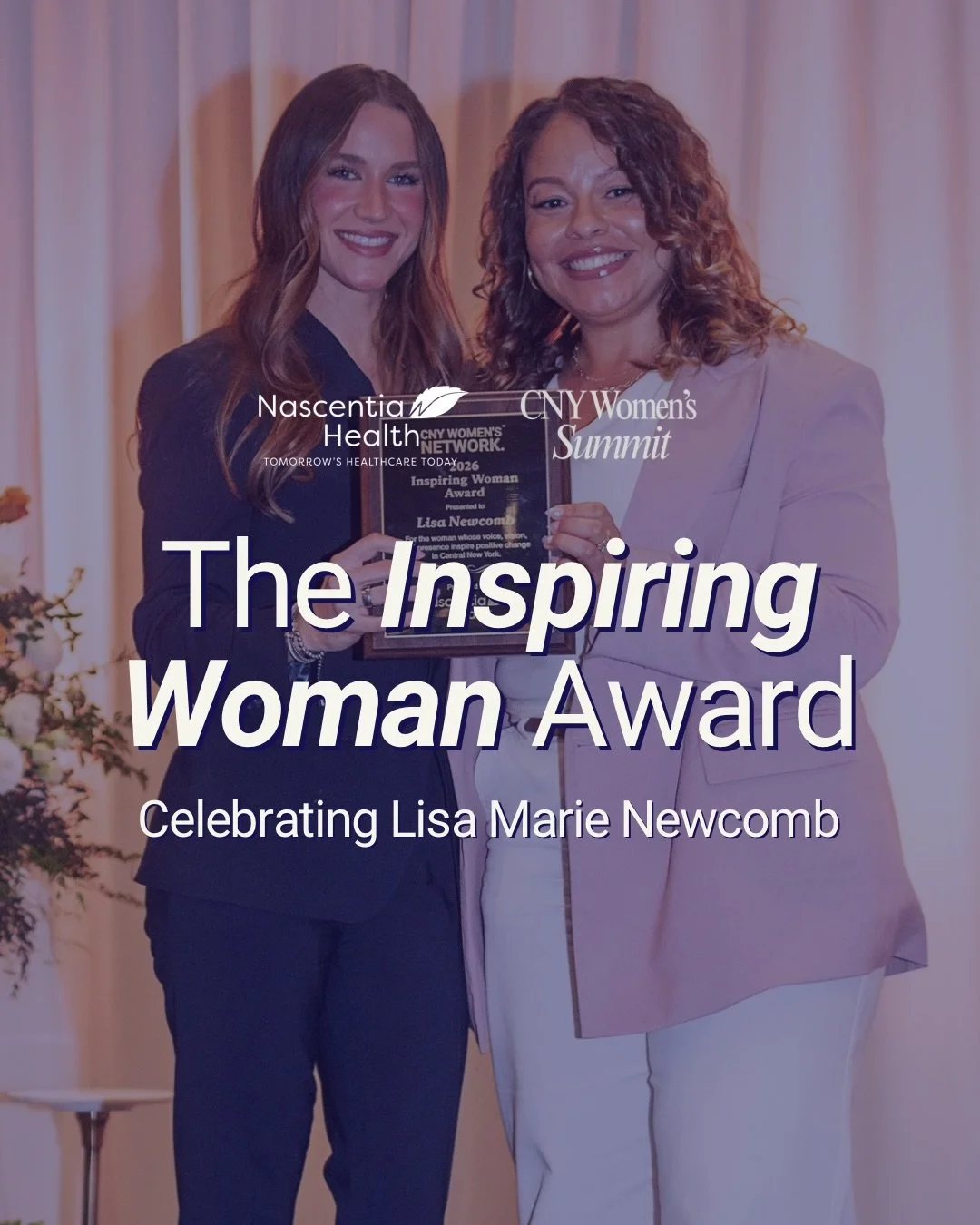 At the 2026 CNY Women&rsquo;s Summit, we introduced something new&mdash;and deeply meaningful to our community: The Inspiring Woman Award ✨

Created by the CNY Women&rsquo;s Network in partnership with Nascentia Health (@nascentiahealth), this annual