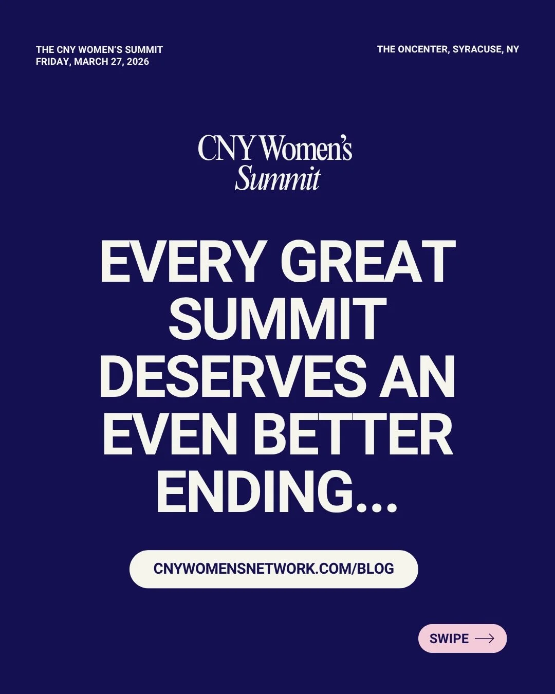 If you made it to the final moments of the 2026 CNY Women&rsquo;s Summit, you know the day didn&rsquo;t just end. It was celebrated. 🥂

That experience was brought to you by NAVE Law Firm (@navelawfirm), our Celebration Sponsor.

After a full day of