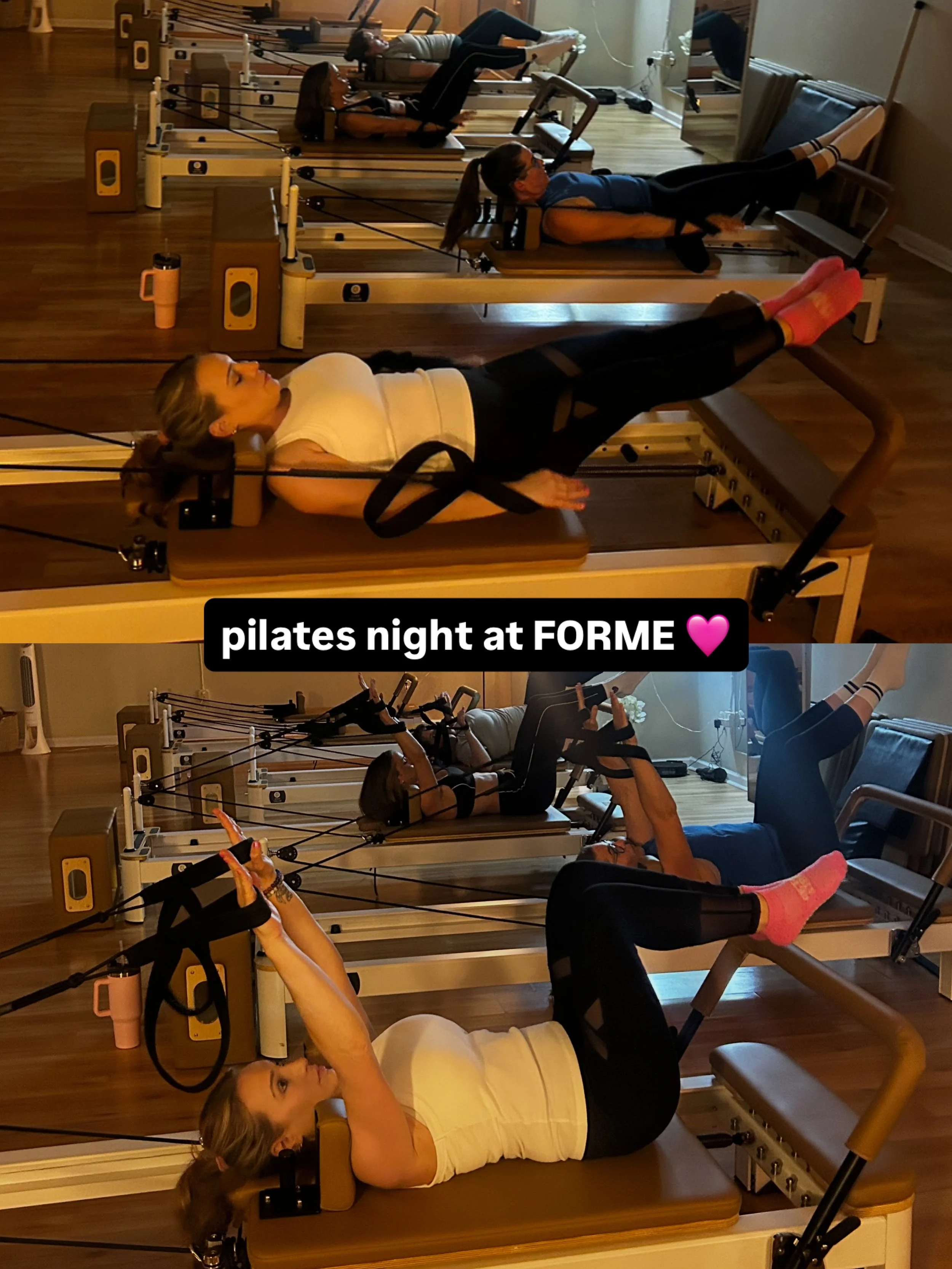 Last night&rsquo;s reformer class at @forme_movement was about so much more than movement 🩷

Owner @meghan_kubiak shared how Pilates helped her navigate one of the hardest seasons of her life after being laid off from her corporate job &mdash; ultim