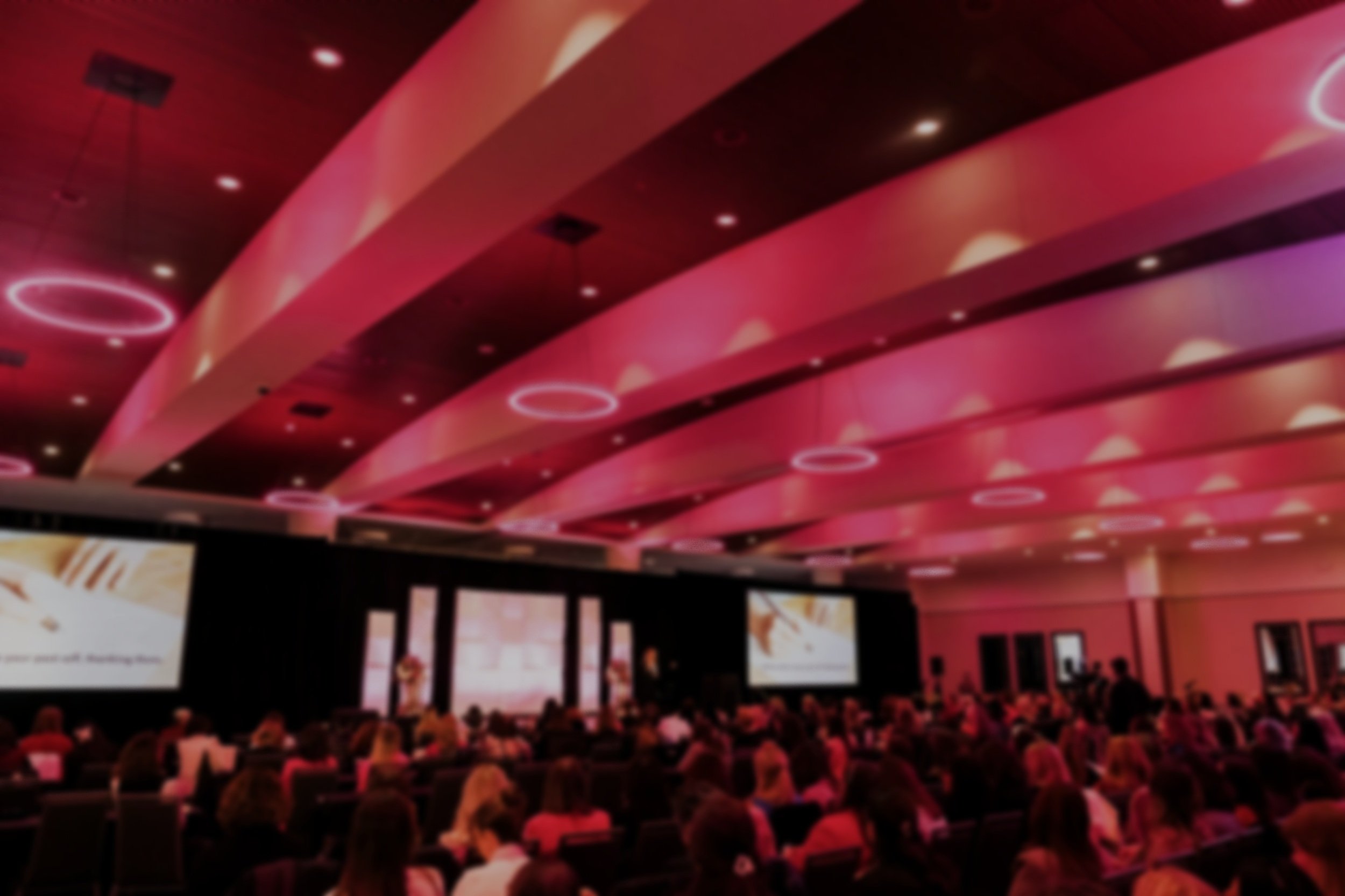 Photo of the ballroom at the 2025 CNY Womens Summit