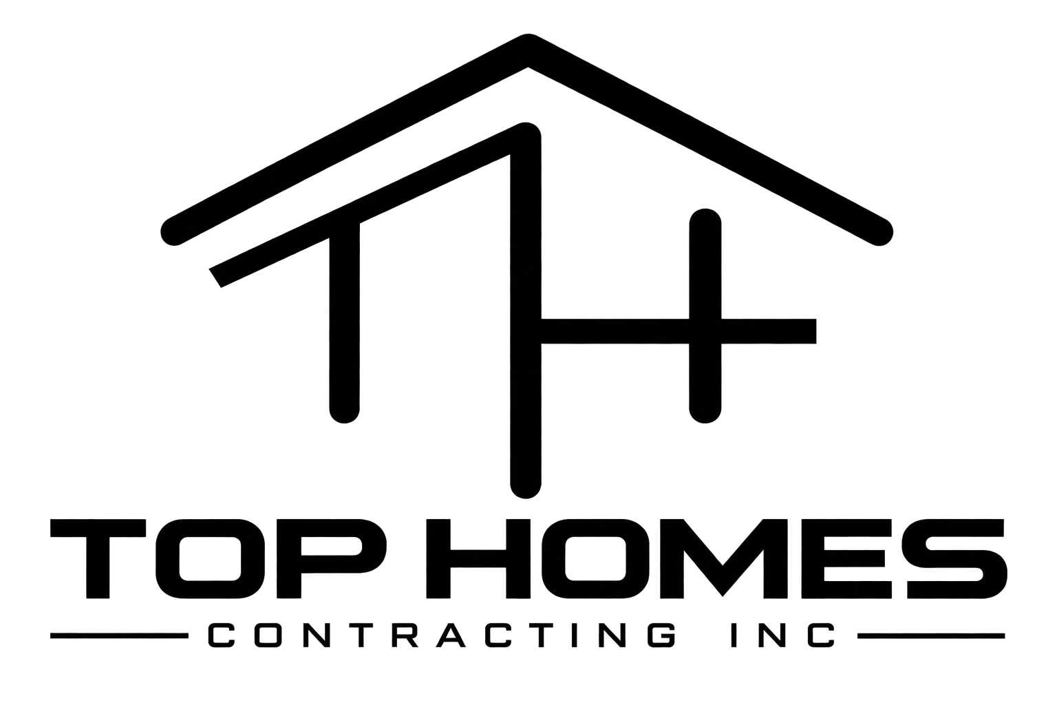 Top homes, contraction, contracting Inc. top homes, contracting Inc. their logo