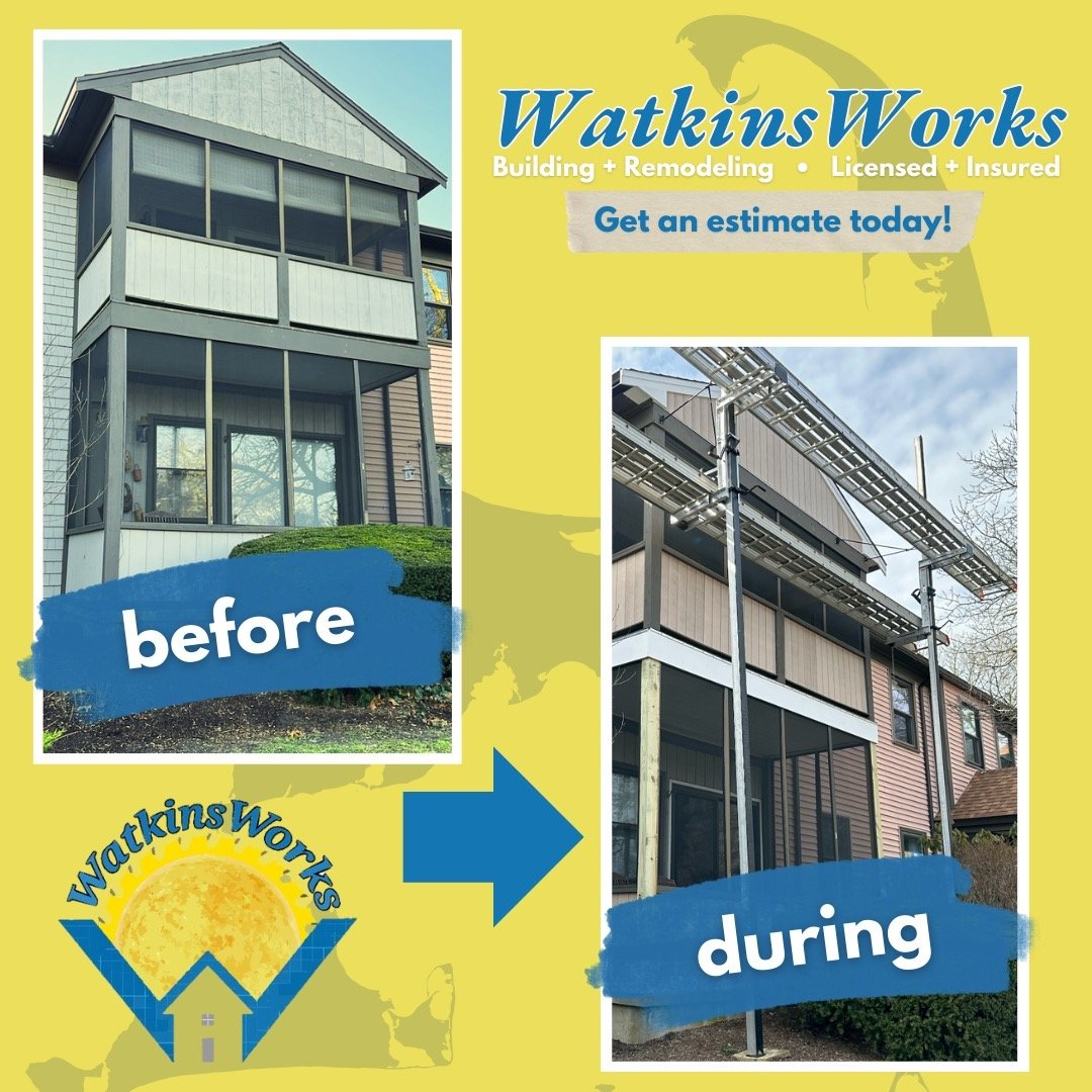 From weathered to wonderful, witness the magic of Watkins Works. New mahogany stain, freshly painted Azek trim - every detail refreshed! ✨

We don't just build new; we revive beauty that was there all along! 

Call Watkins Works for an estimate today