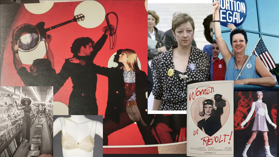 Late 60s Inspiration colors and research imagery