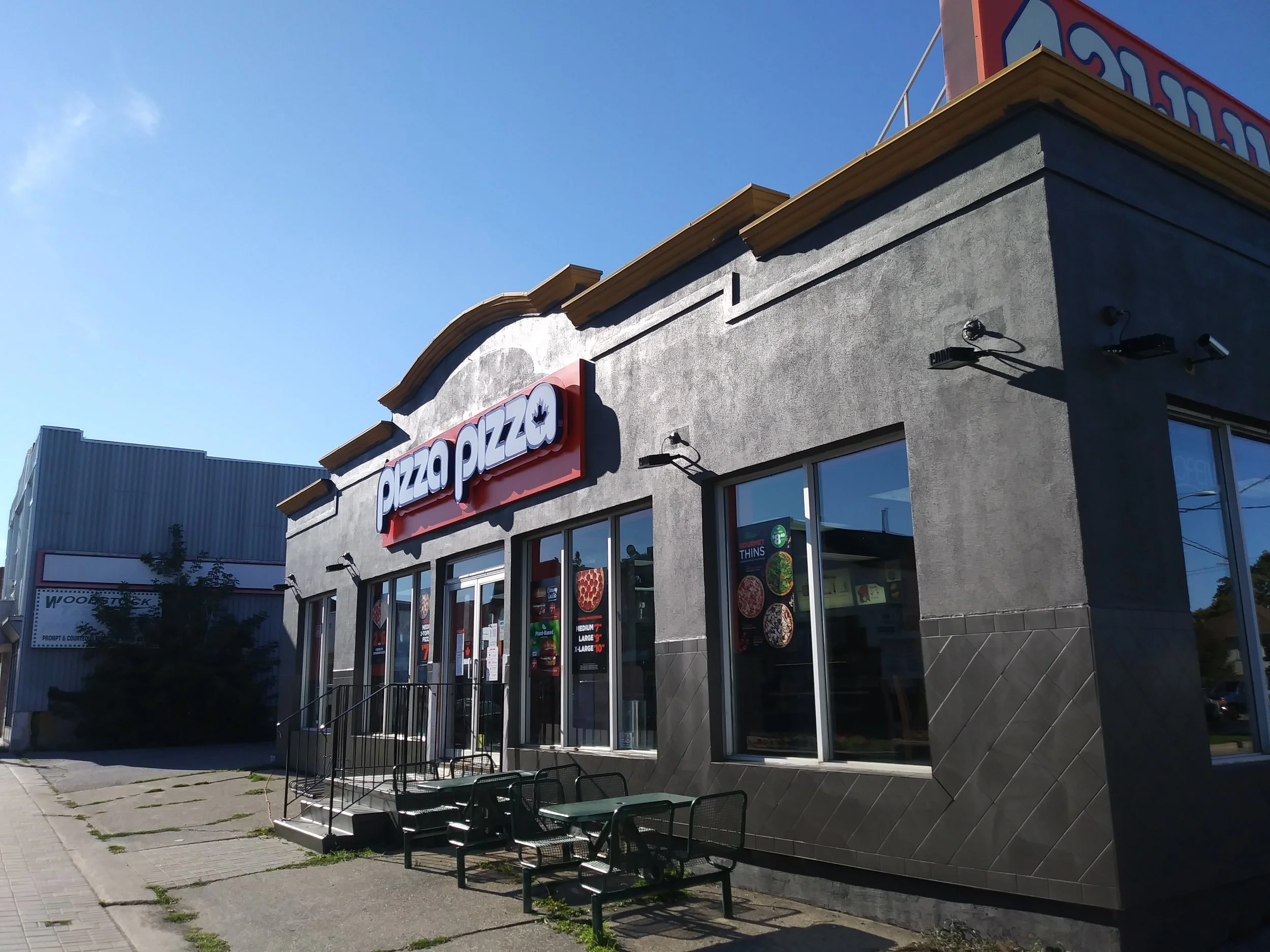 Stucco and tile exterior painted