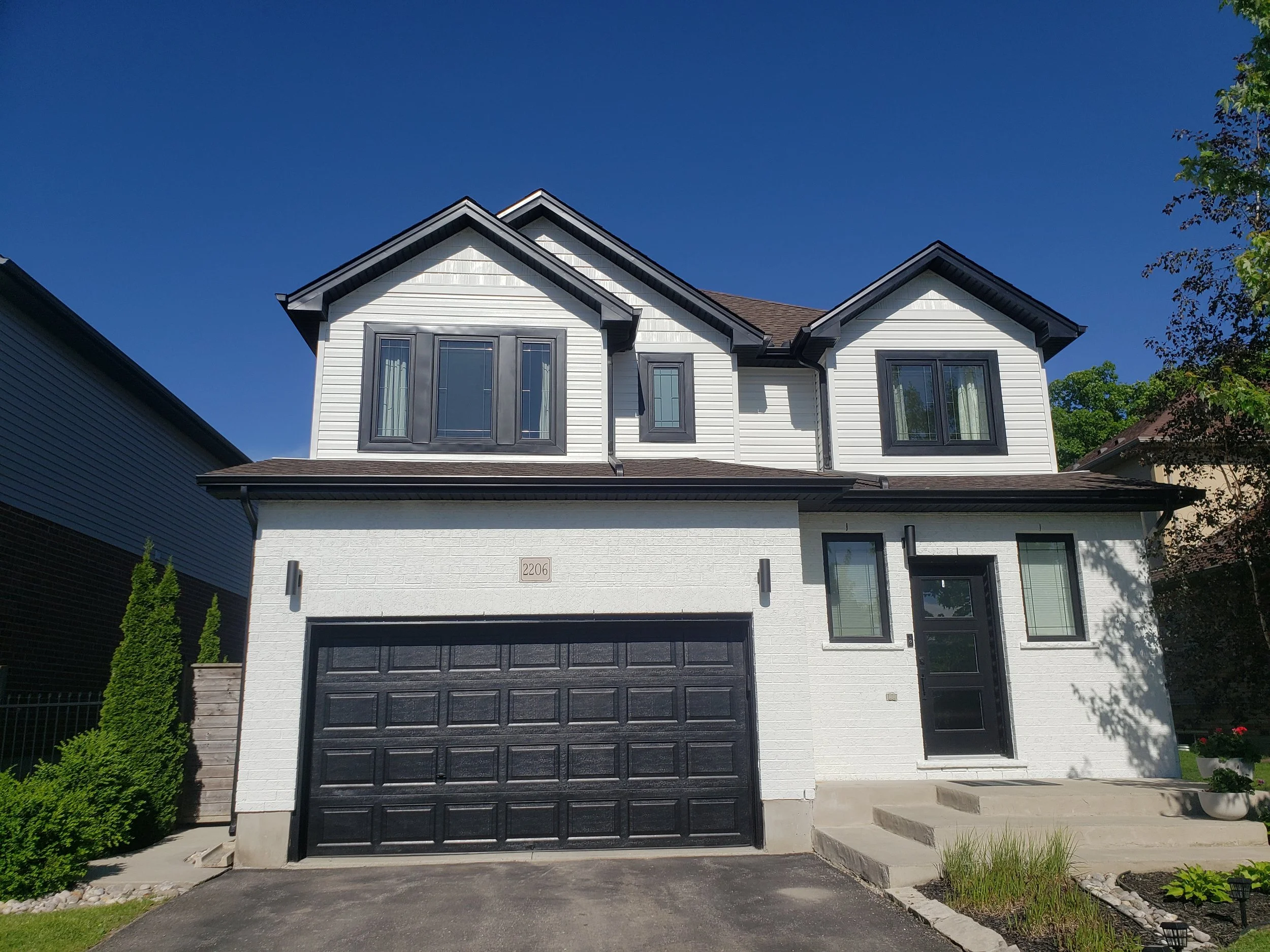 Full exterior painted