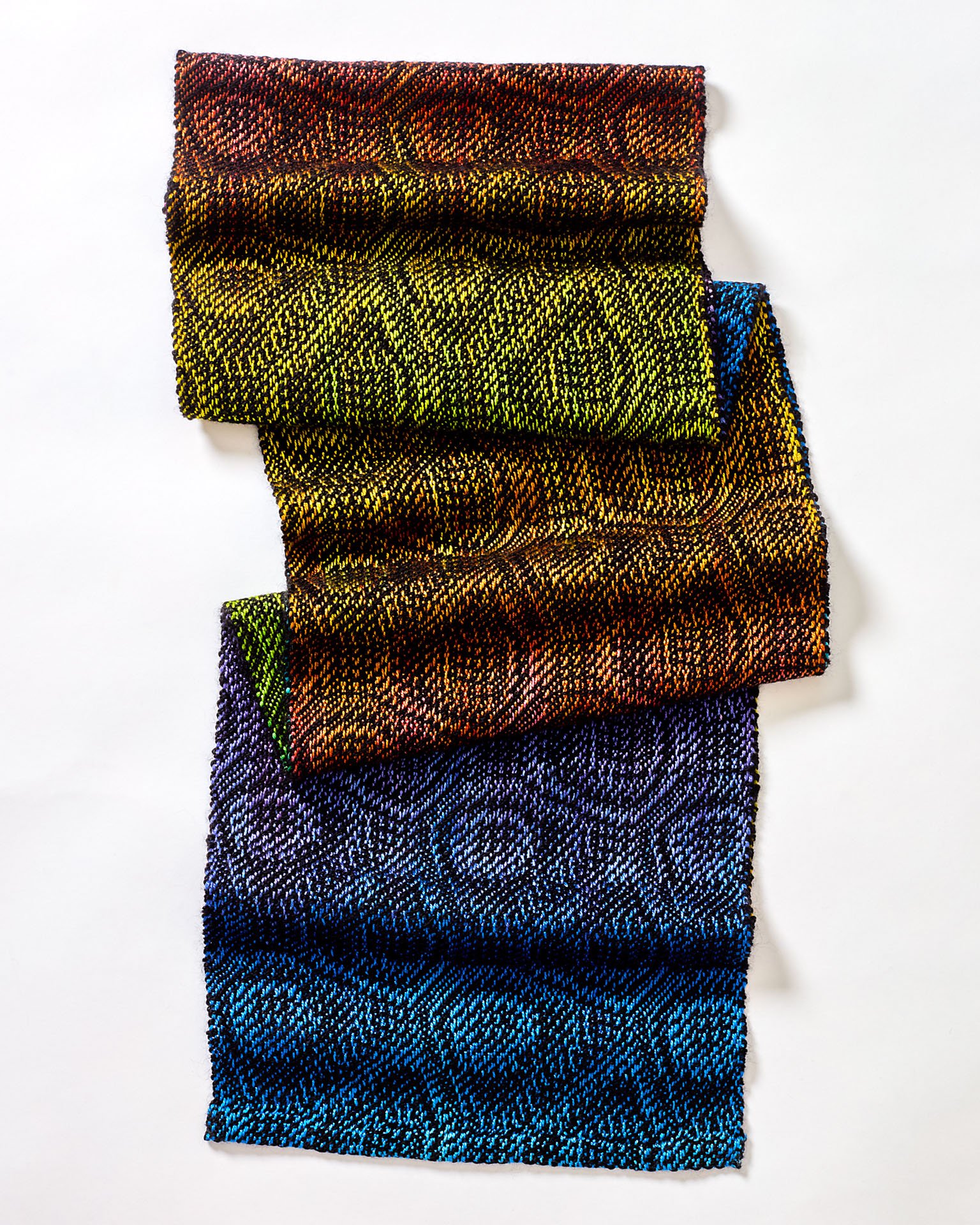#3 Seaglass Sunset Scarf/Table Runner