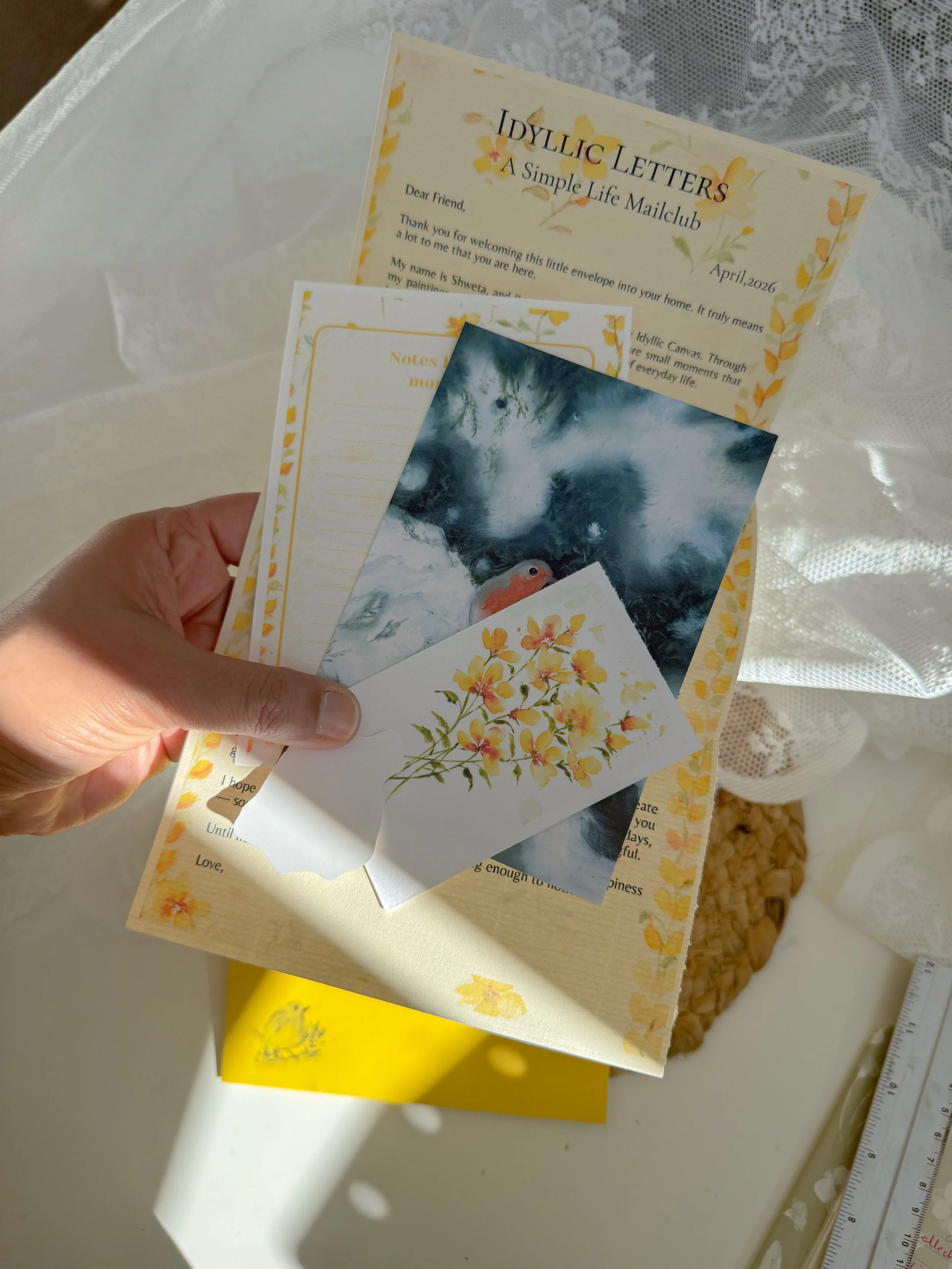 Robin - Idyllic Letters - A Simple life mailclub