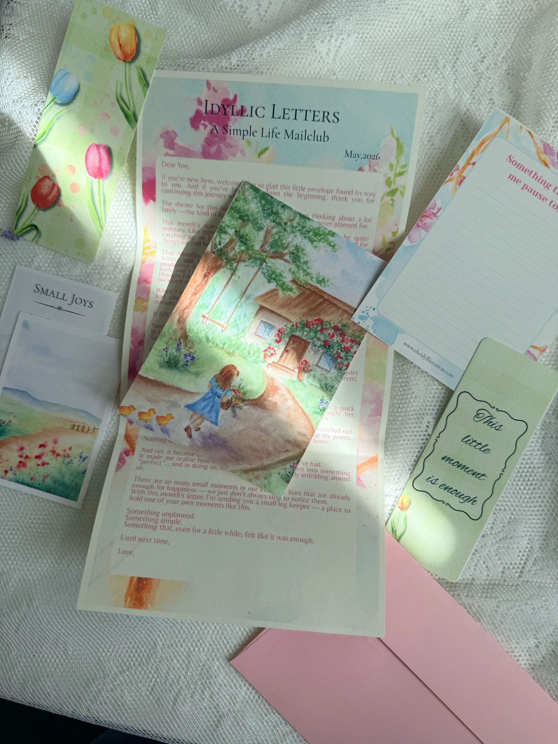 Idyllic letters - print Club