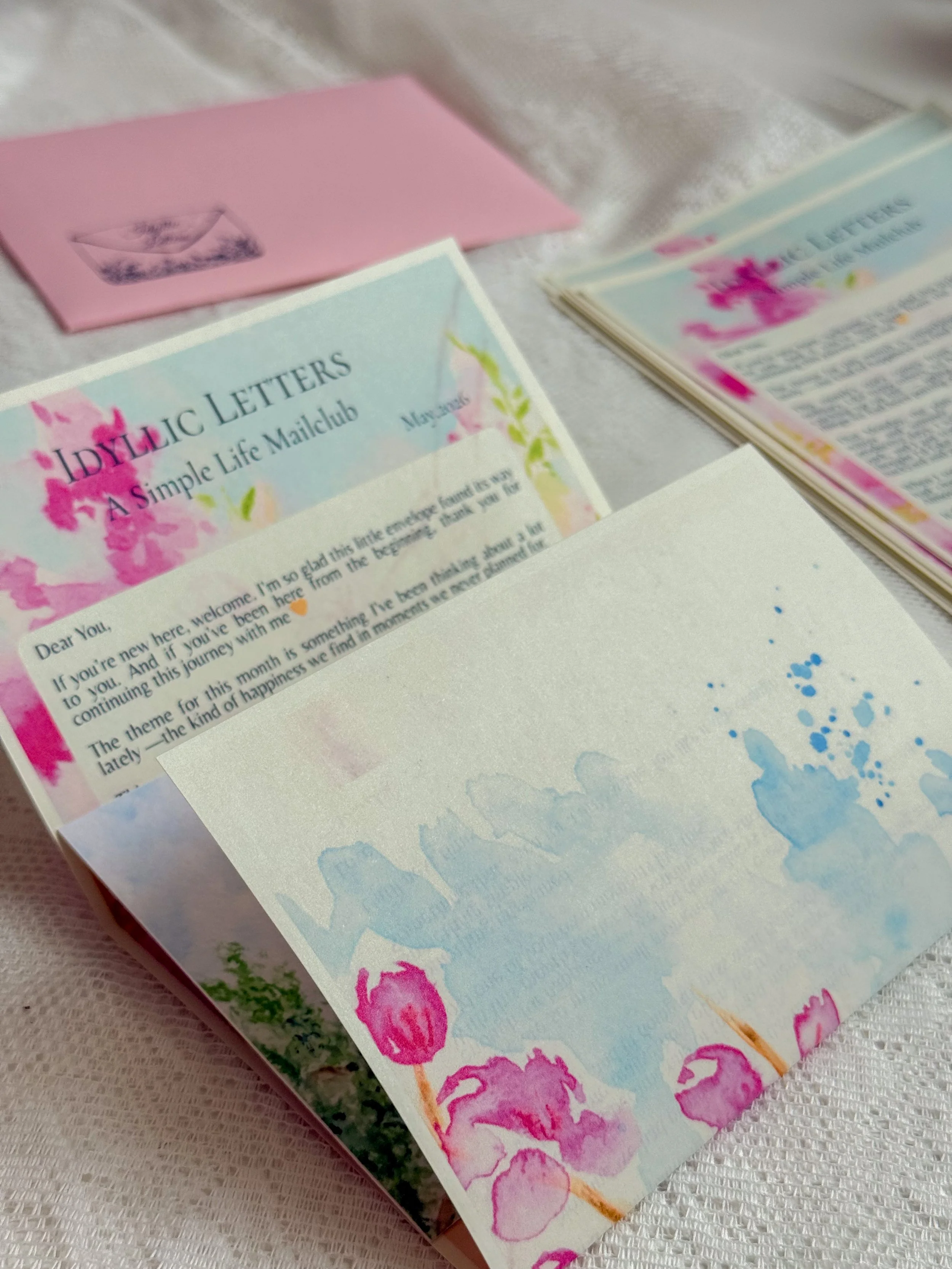 Idyllic letters - print Club
