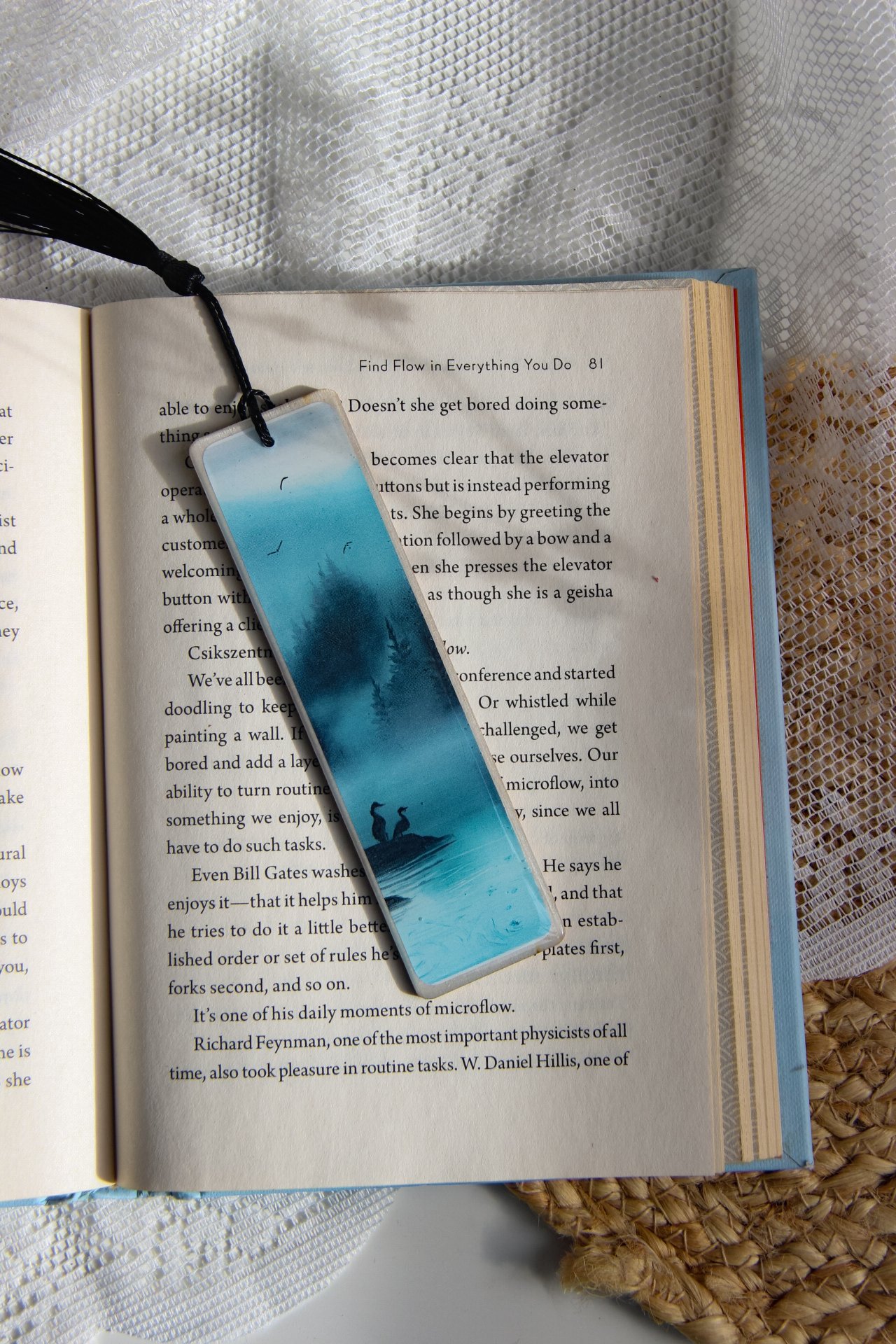 Piece of Art Bookmark - Heron