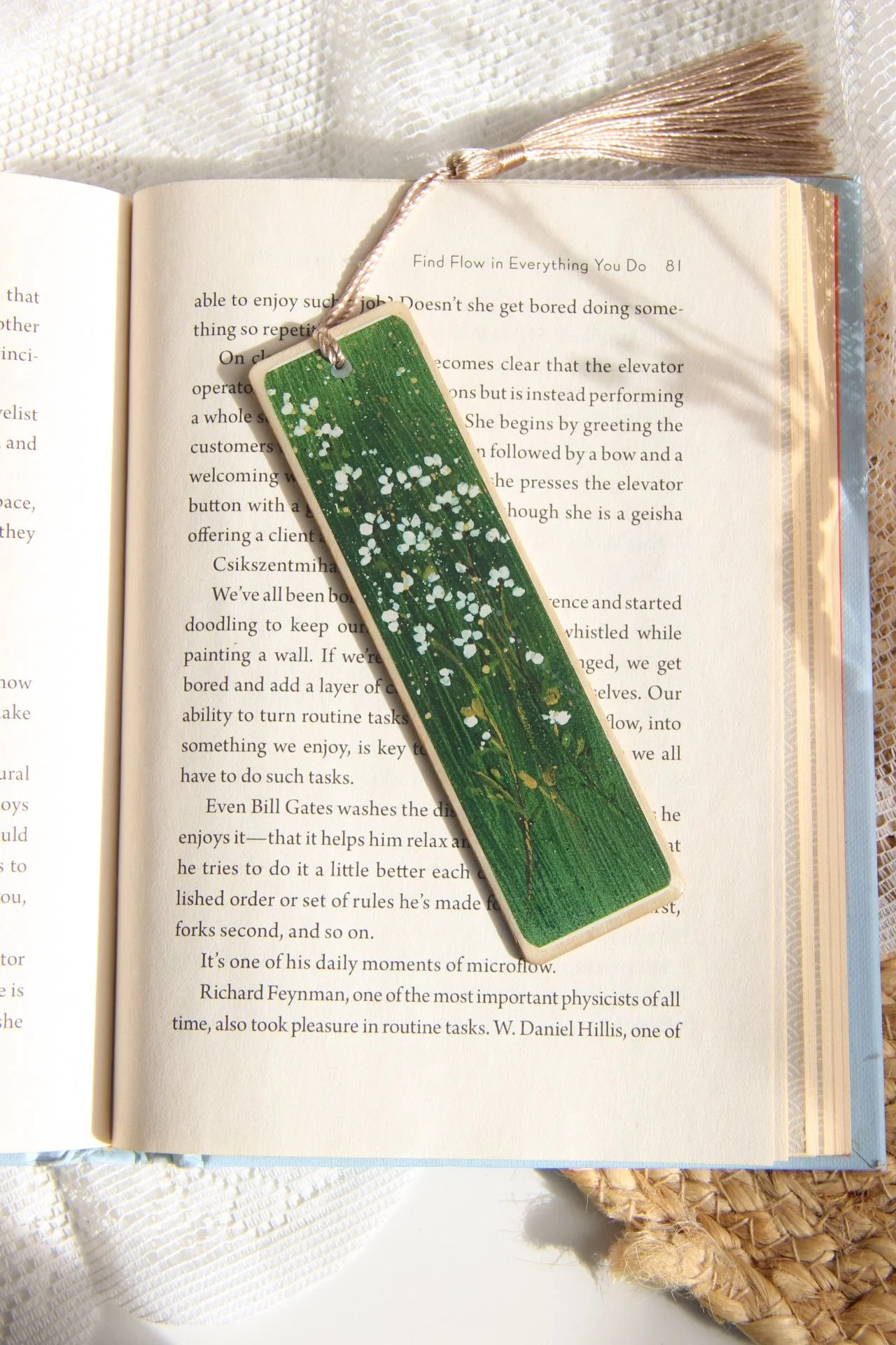 Piece of Art Bookmark - Baby's breath