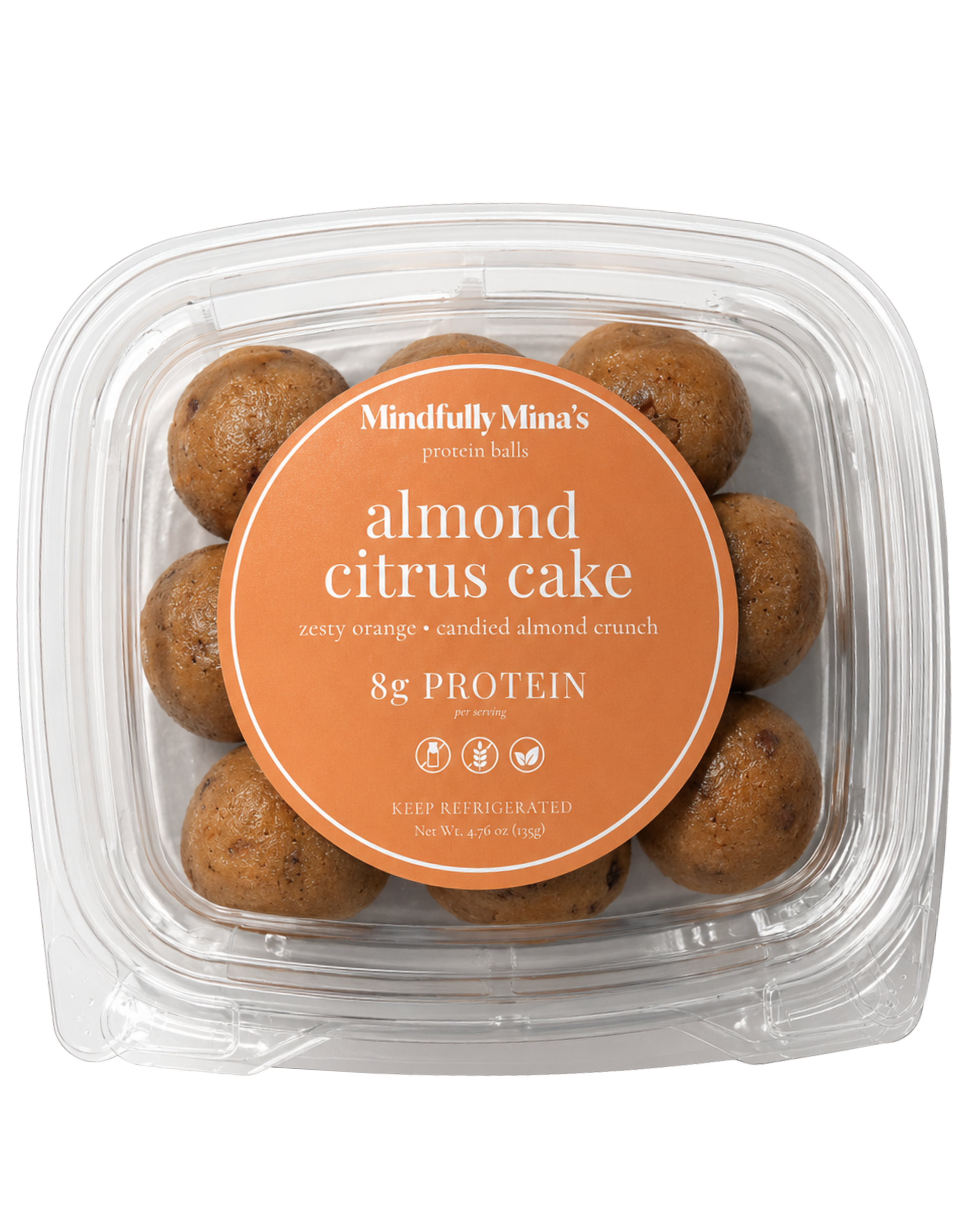 protein ball packaging: almond citrus cake.png