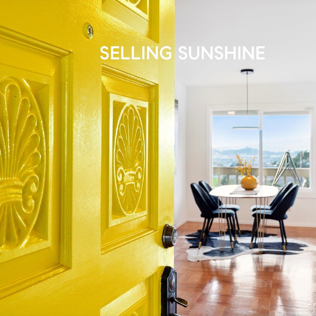 Just sold ☀️ 🌈 
2031 Tamalpais Avenue in beautiful El Cerrito hills sold to the perfect buyers at the perfect moment in their lives ✨ 
 
www.2031tam.com

#sellingsunshine 
#creatinghappiness 
#happybuyers 
#happysellers 
#compasseastbay
#yellowdoor 