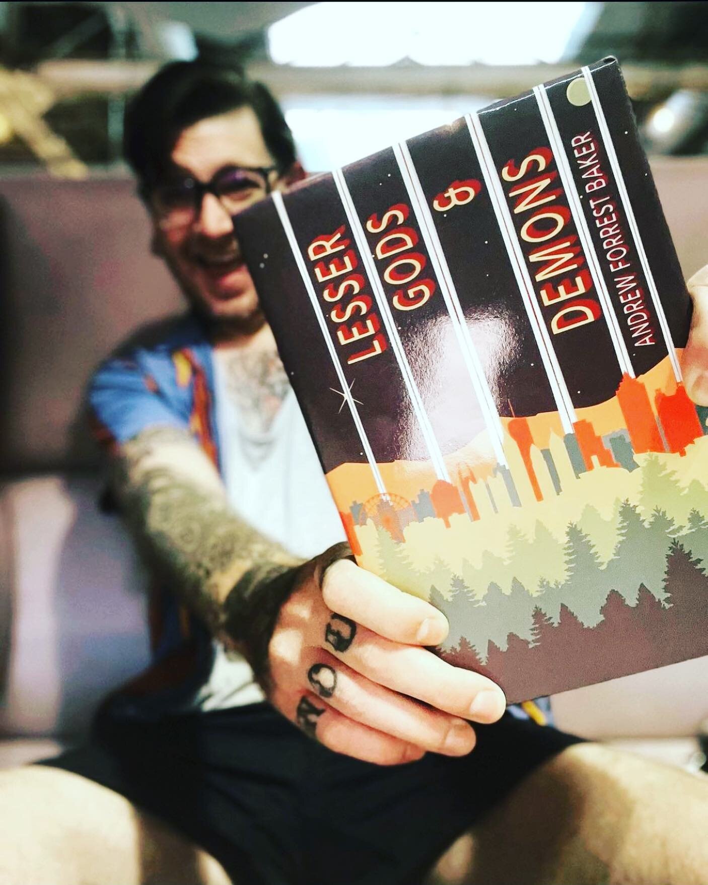 Reminder that Andrew&rsquo;s new book Lesser Gods &amp; Demons is available now through @parlyaree in hardback and digital form! Get it now before the story comes true. #atlwriters #atlauthors