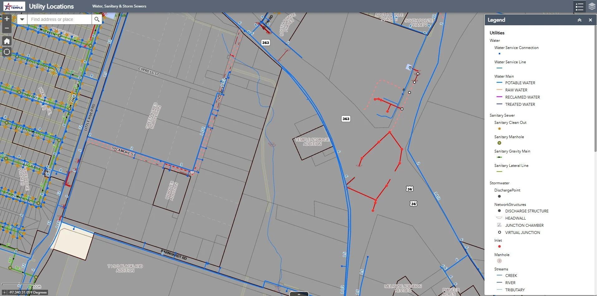Water Map
