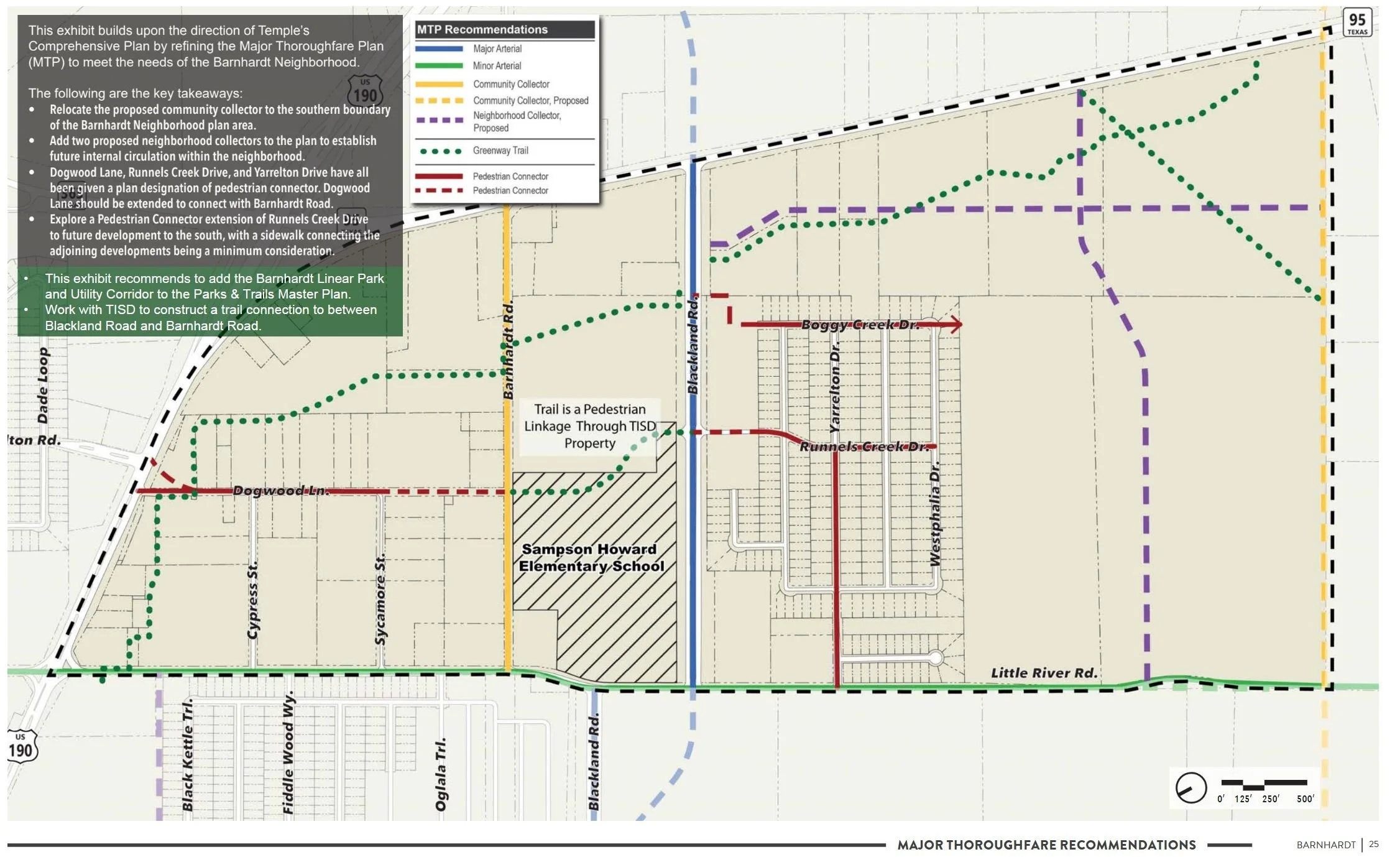 Barnhardt Thoroughfare & Trail Map