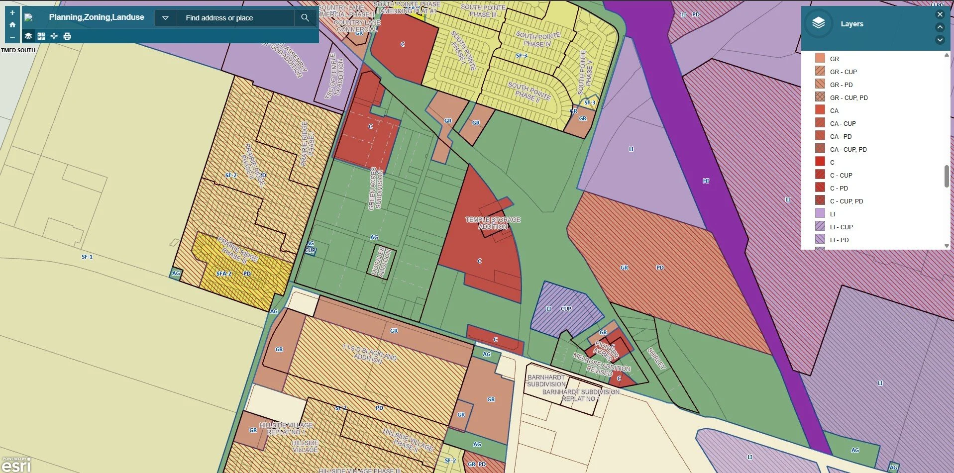 Current Zoning Map