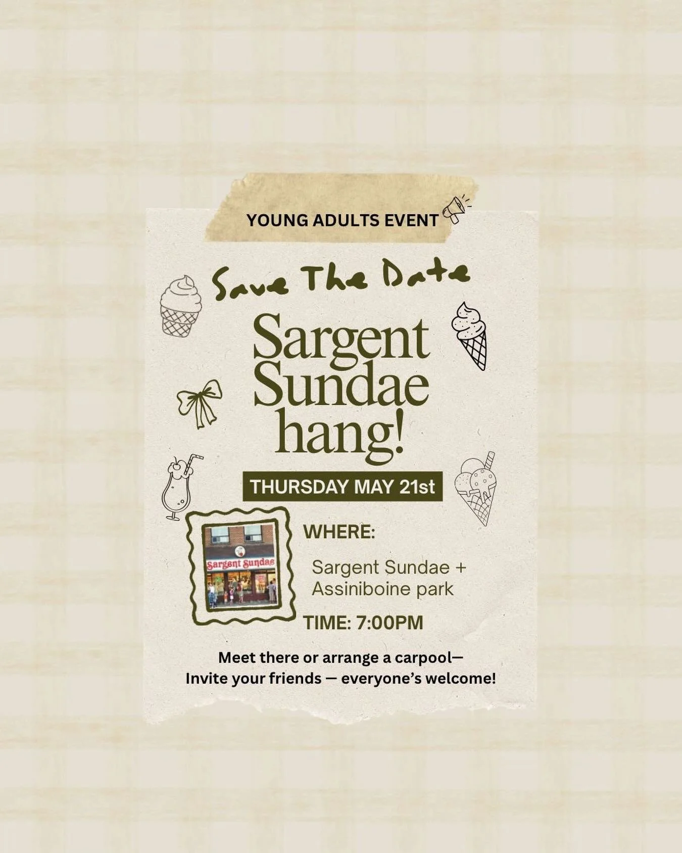 Company out with us at Sargent Sunday!!! We&rsquo;d love to have you there!🫶
