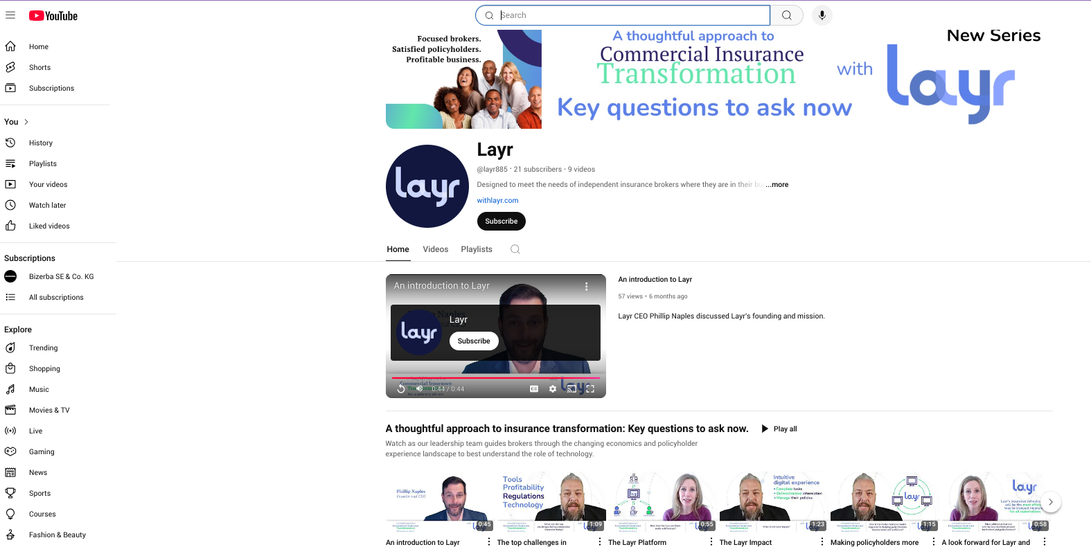 YouTube Business Though Leadership