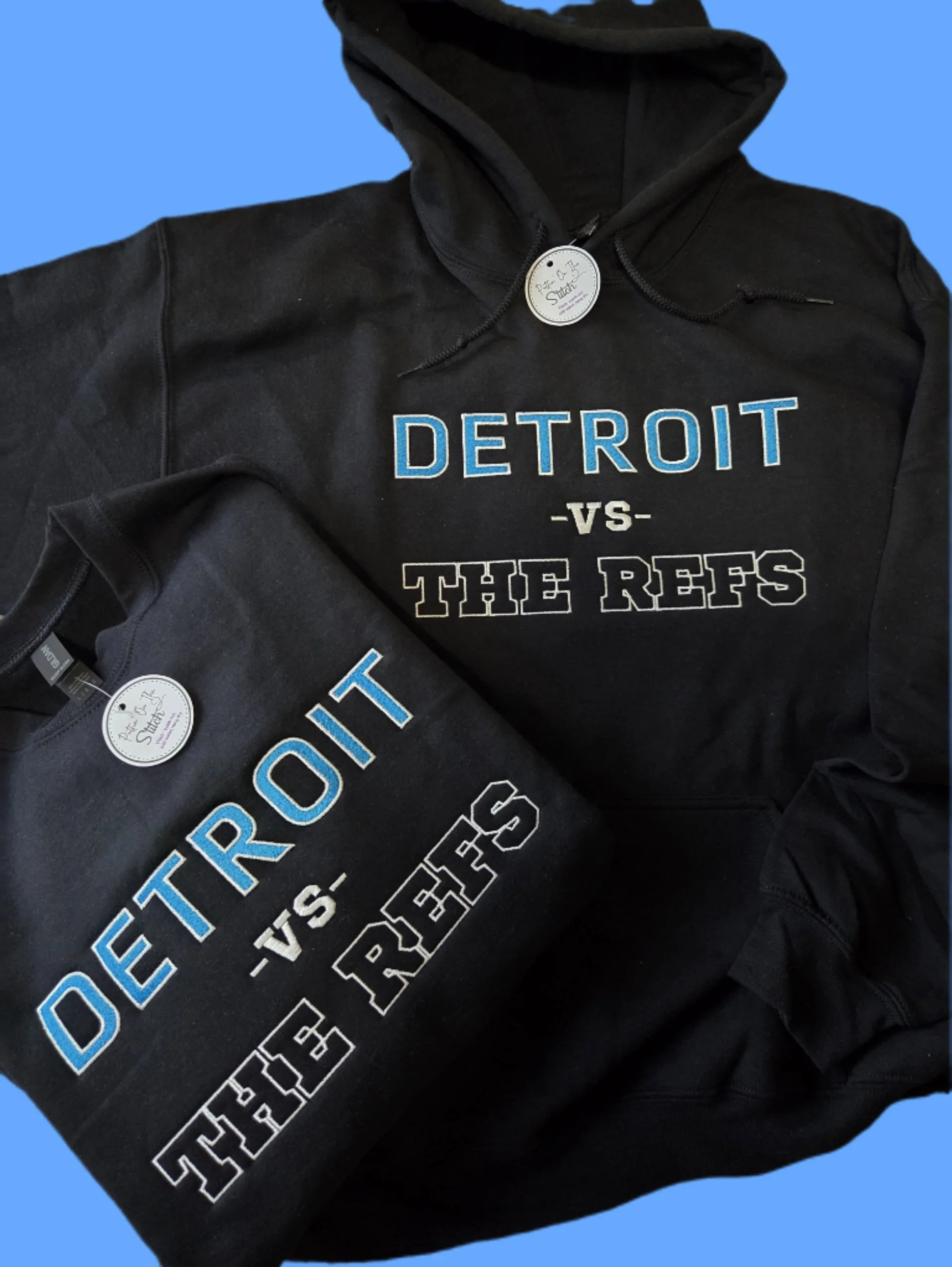 DETROIT VS. THE REFS EMBROIDERED SWEATSHIRT